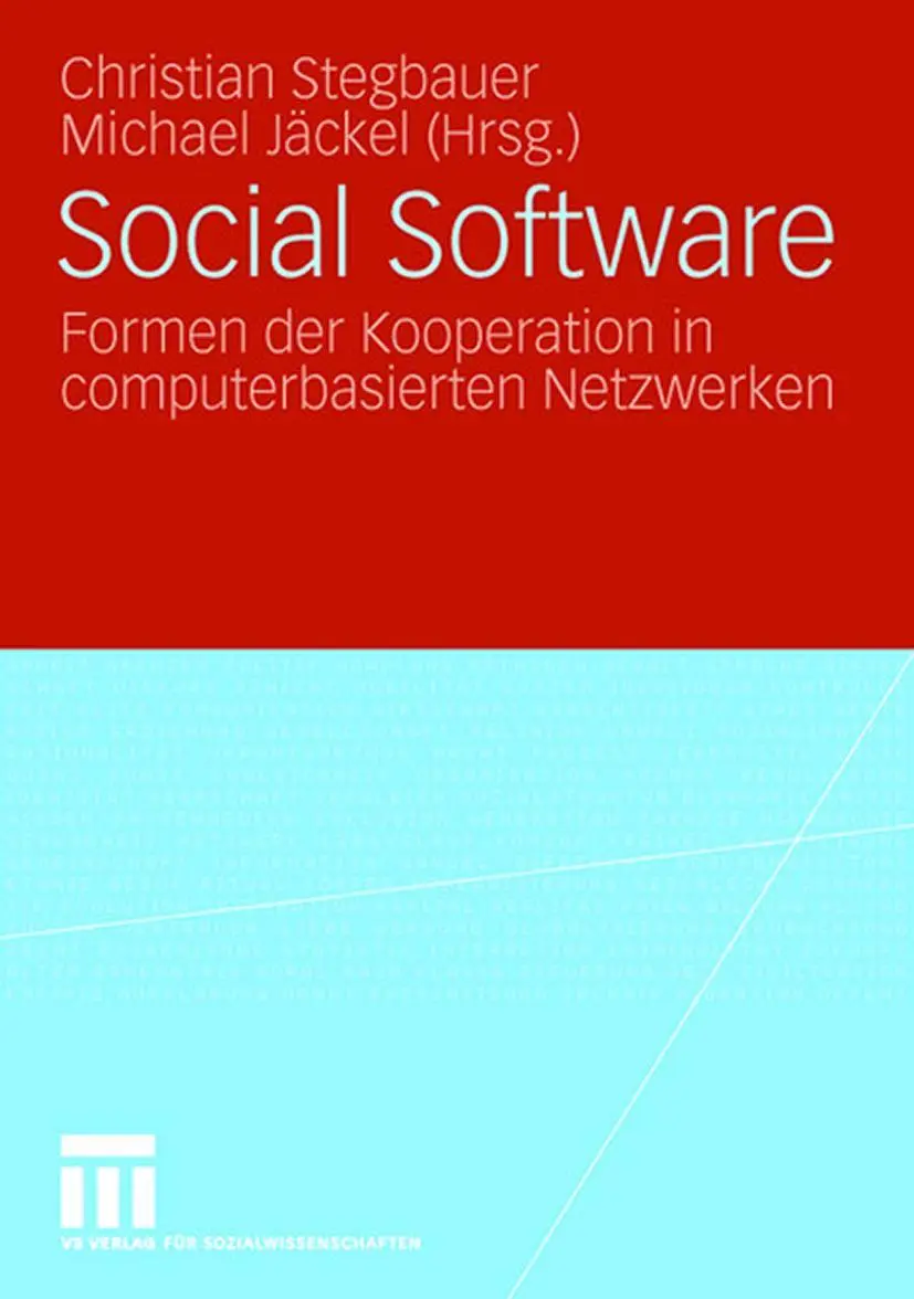 Cover: 9783531153957 | Social Software | Christian Stegbauer (u. a.) | Taschenbuch | vi