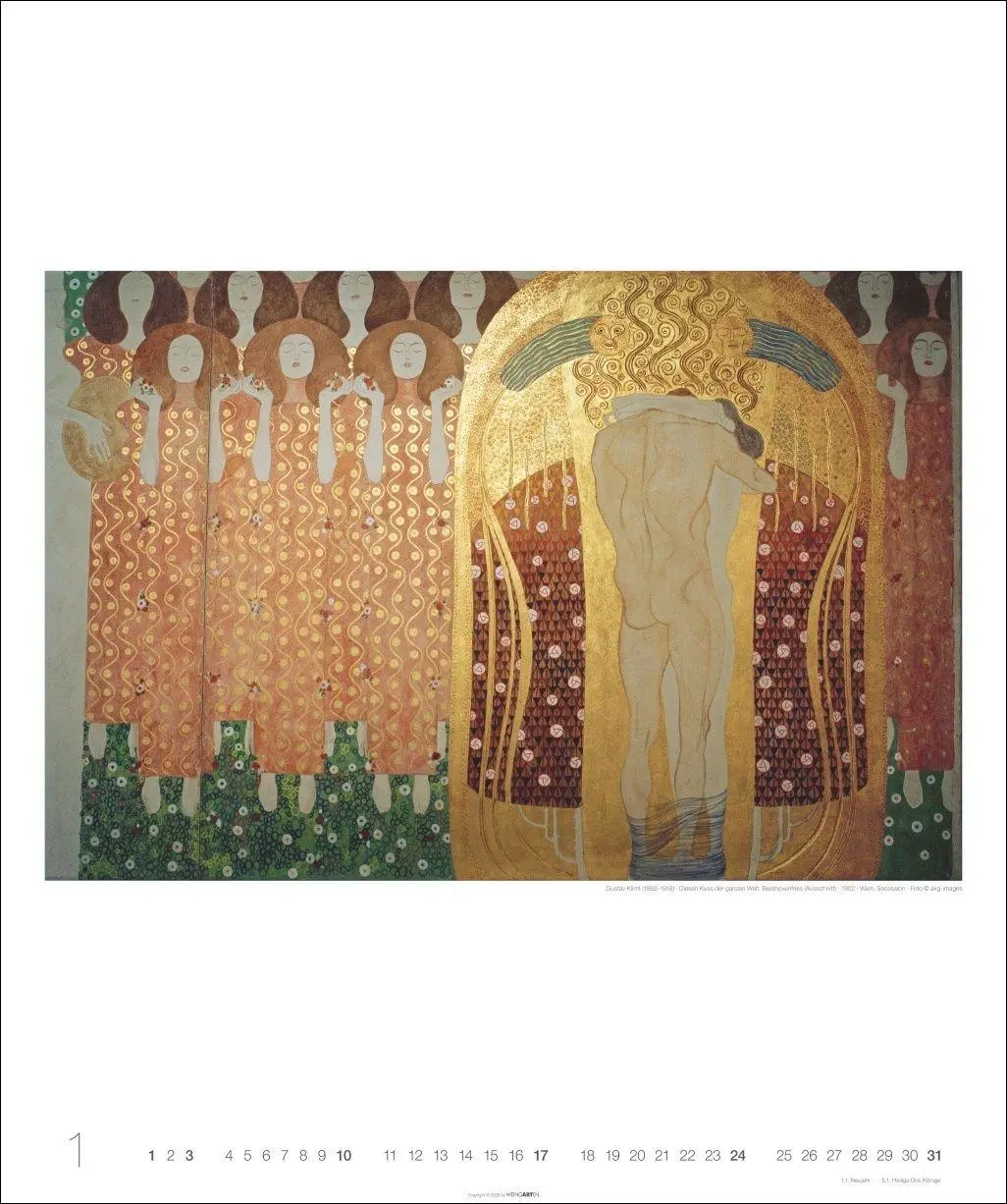 Bild: 9783839903957 | Gustav Klimt Edition Kalender 2027 | Gustav Klimt | Kalender | 14 S.