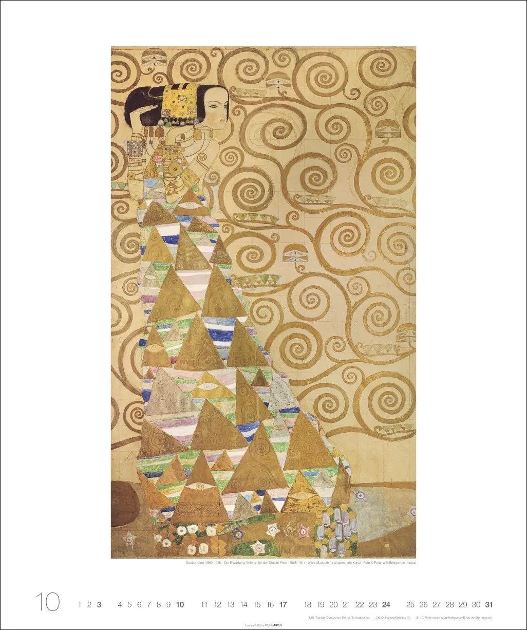 Bild: 9783839903957 | Gustav Klimt Edition Kalender 2027 | Gustav Klimt | Kalender | 14 S.