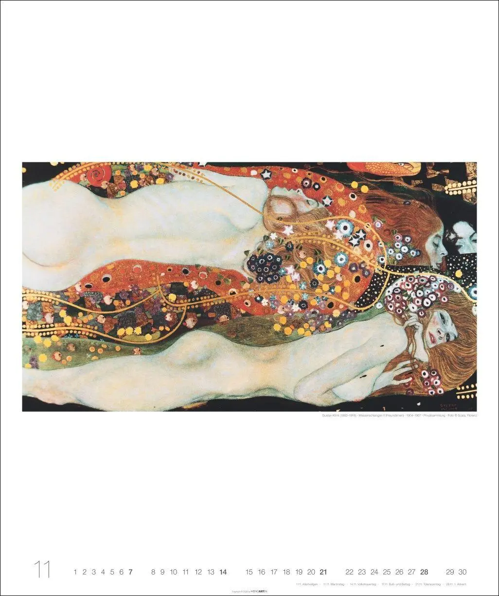 Bild: 9783839903957 | Gustav Klimt Edition Kalender 2027 | Gustav Klimt | Kalender | 14 S.