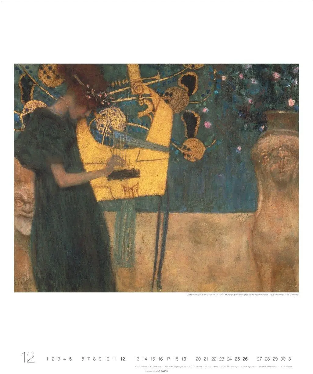 Bild: 9783839903957 | Gustav Klimt Edition Kalender 2027 | Gustav Klimt | Kalender | 14 S.