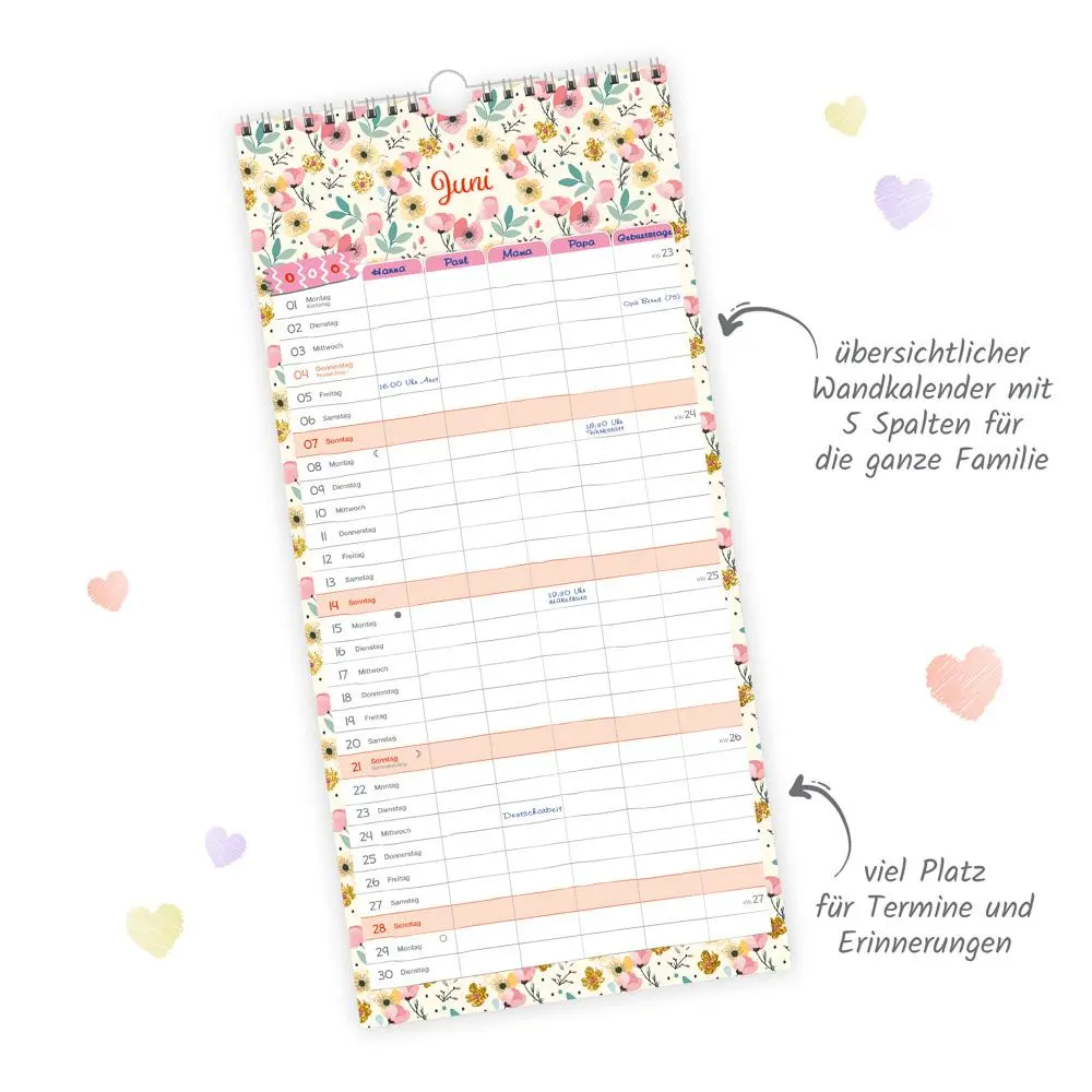 Bild: 9783988023957 | Trötsch Familienkalender Familienterminer 2026 | Wandkalender | KG