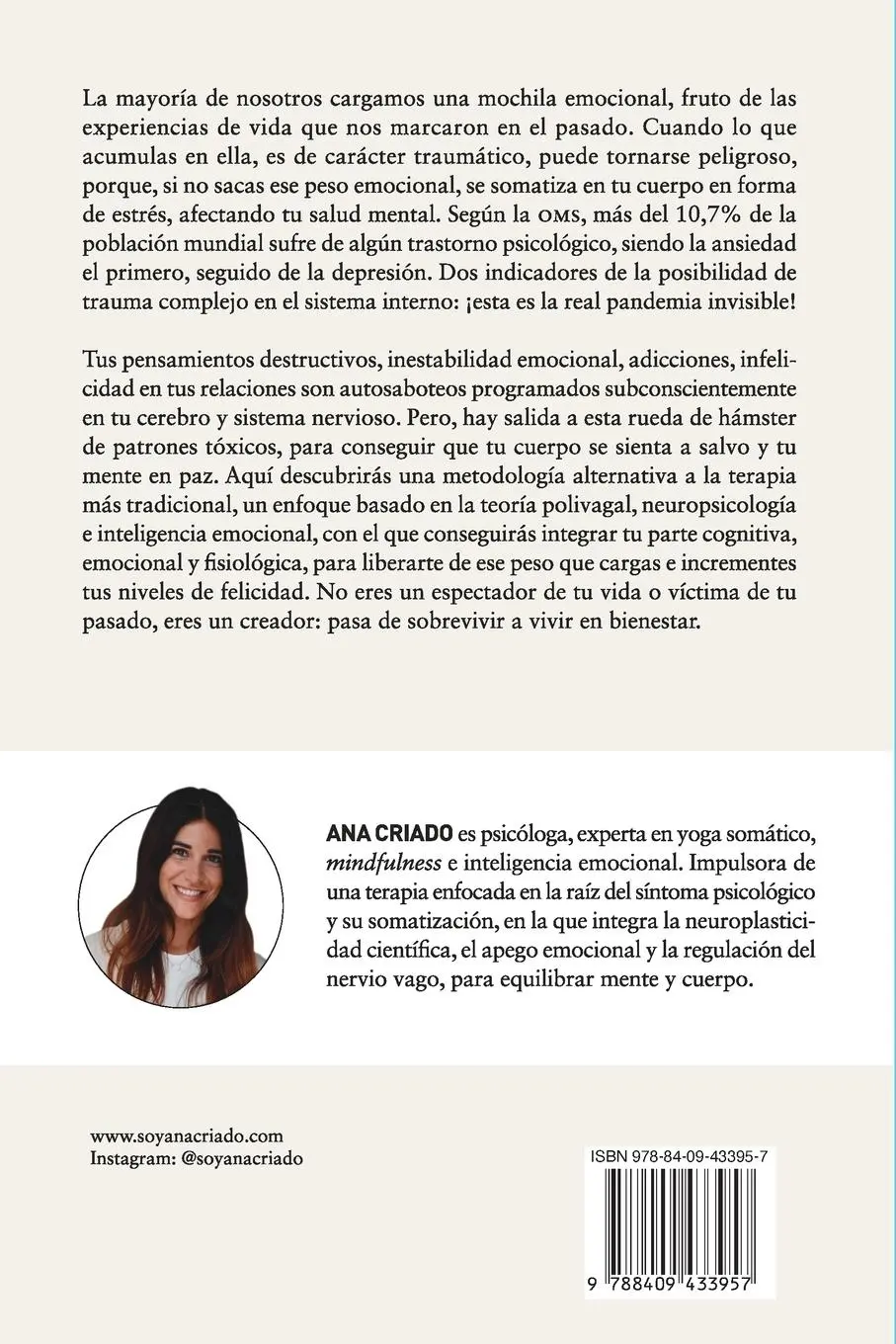 Rückseite: 9788409433957 | Cómo vaciar tu mochila emocional | Ana Criado | Taschenbuch | Spanisch