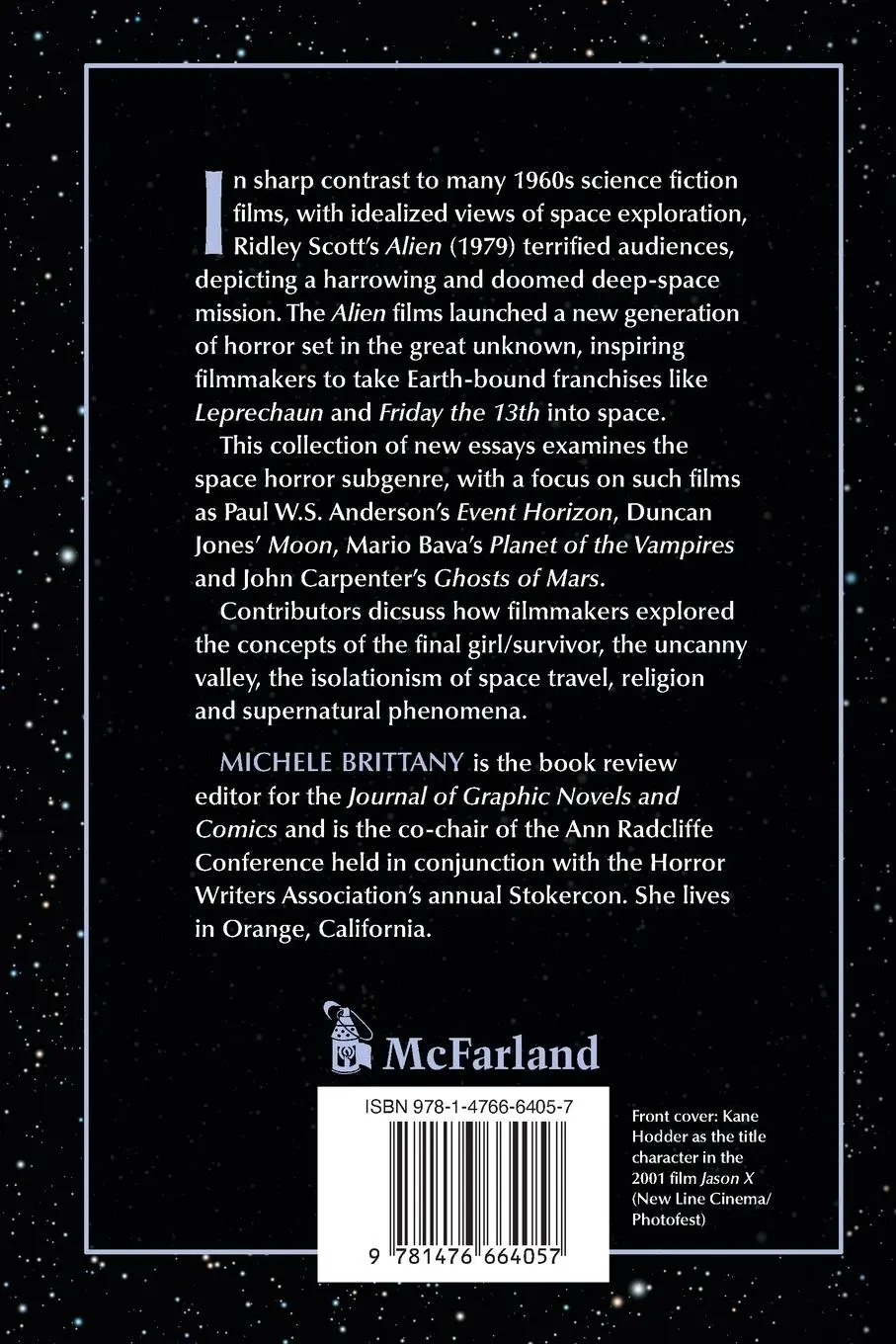 Rückseite: 9781476664057 | Horror in Space | Critical Essays on a Film Subgenre | Brittany | Buch