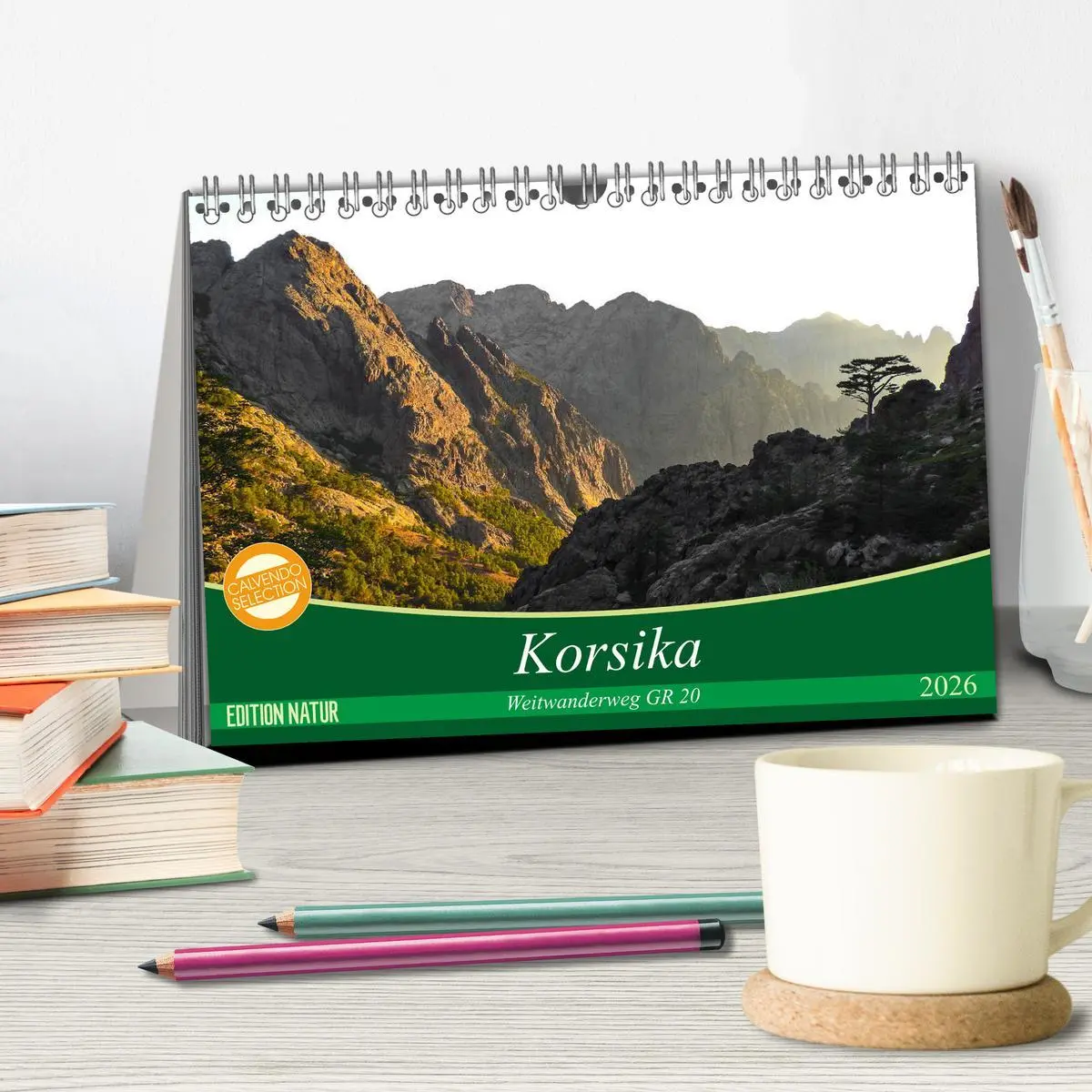 Bild: 9783457894057 | Korsika - Weitwanderweg GR 20 (Tischkalender 2026 DIN A5 quer),...