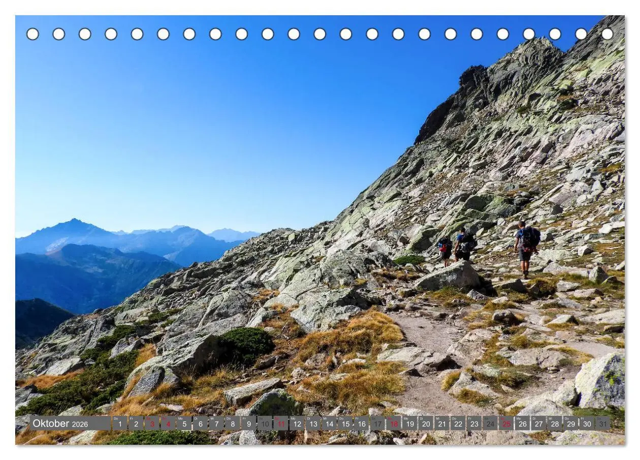 Bild: 9783457894057 | Korsika - Weitwanderweg GR 20 (Tischkalender 2026 DIN A5 quer),...