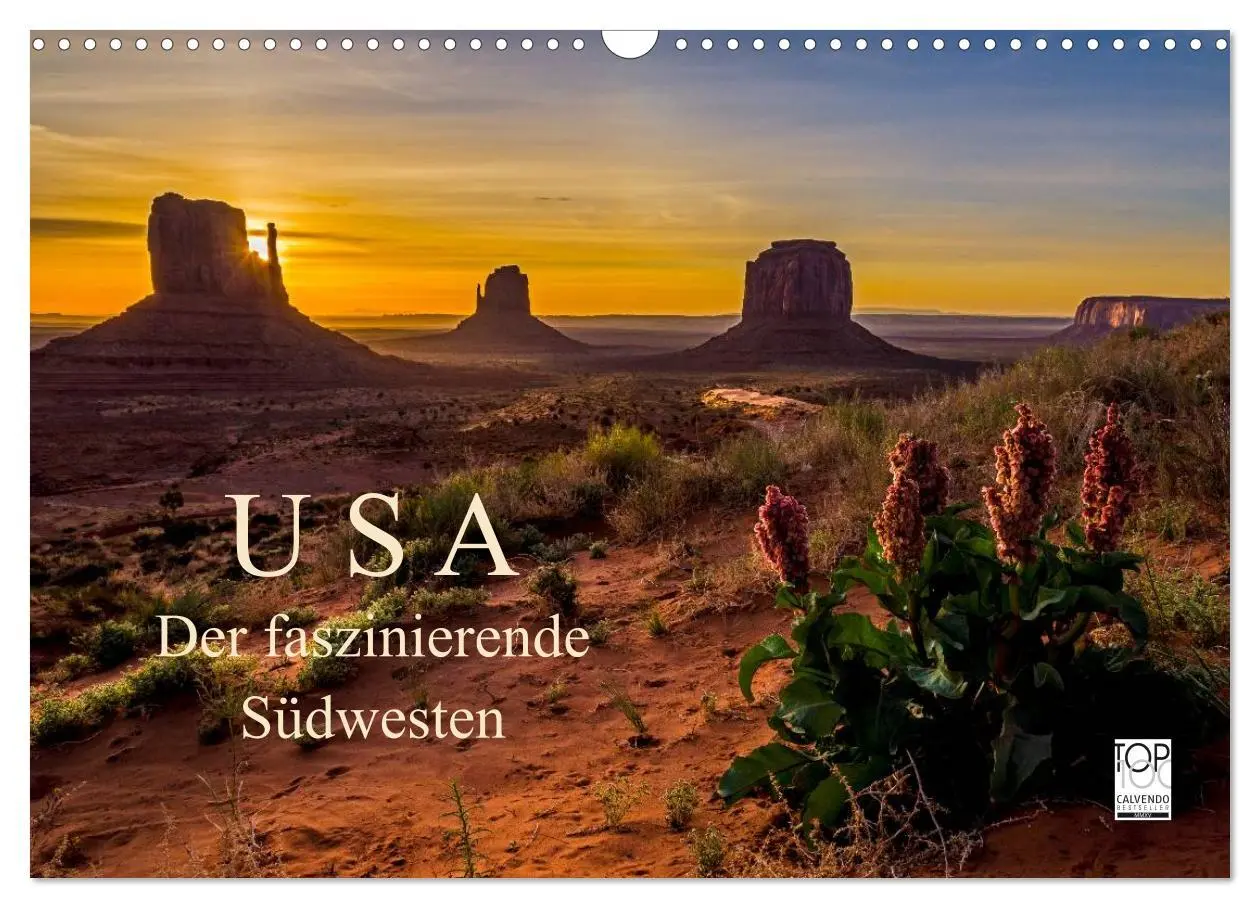 Cover: 9783516124057 | USA Der faszinierende Südwesten (Wandkalender 2026 DIN A3 quer),...