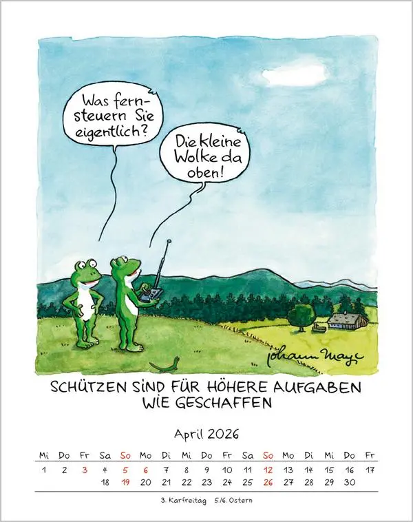 Bild: 9783731884057 | Schütze 2026 | Verlag Korsch | Kalender | Spiralbindung | 13 S. | 2026