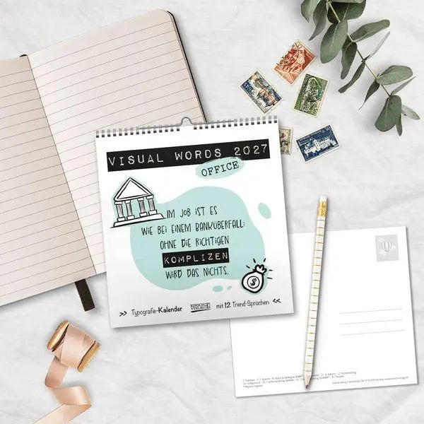 Bild: 9783819304057 | Visual Words Office 2027 | Verlag Korsch | Kalender | 13 S. | Deutsch