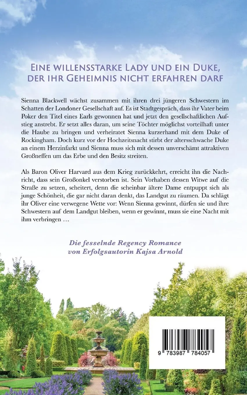 Rückseite: 9783987784057 | Ein Duke für Lady Sienna | Kajsa Arnold | Taschenbuch | Paperback
