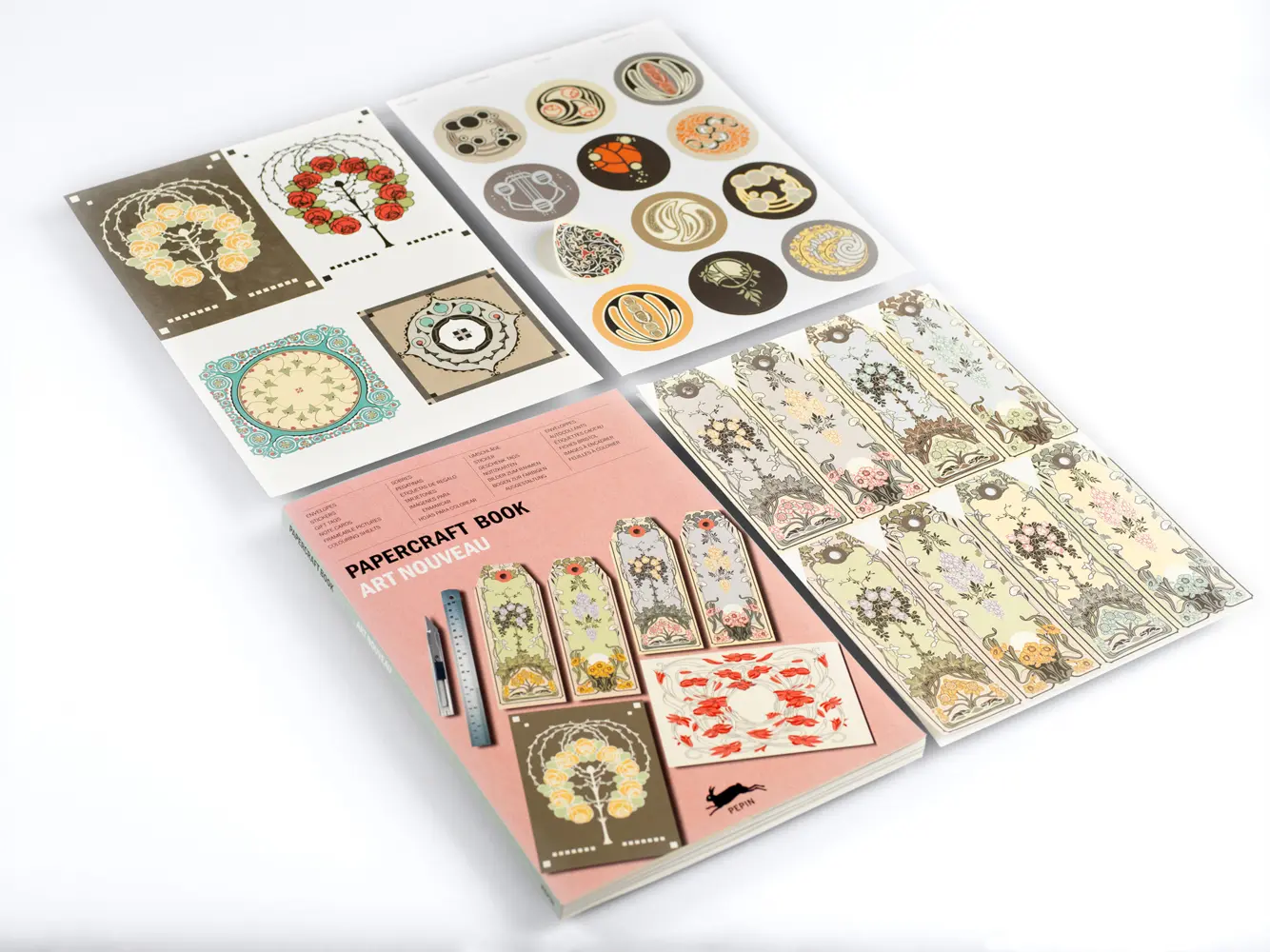 Bild: 9789460094057 | Papercraft Book Art Nouveau | Pepin van Roojen | Taschenbuch | 100 S.