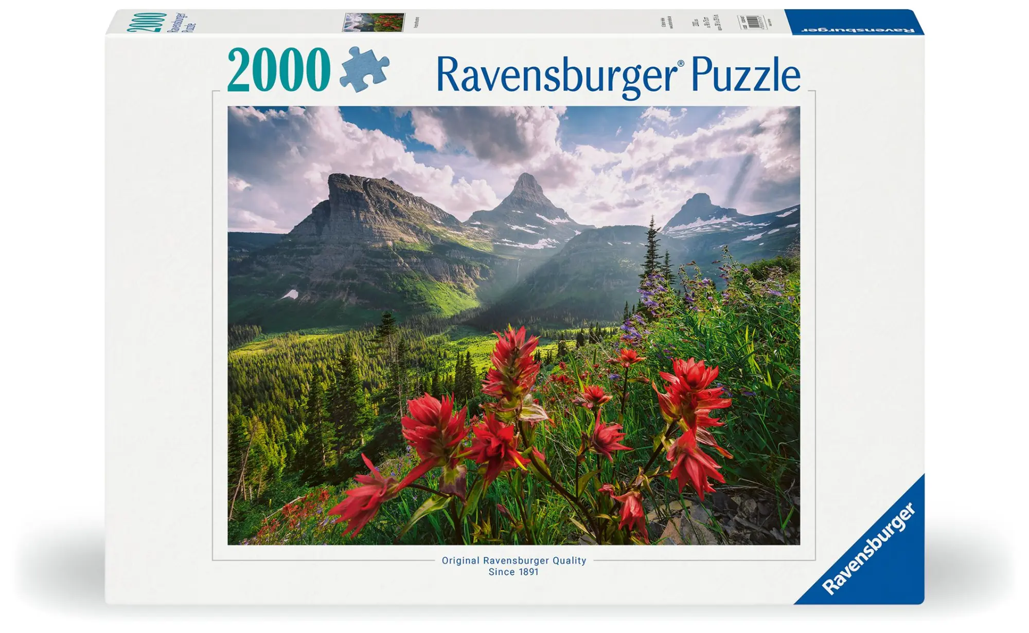 Cover: 4005555014157 | Erwachsenenpuzzle 2000 Teile - Unberührte Berge | Spiel | 12001415