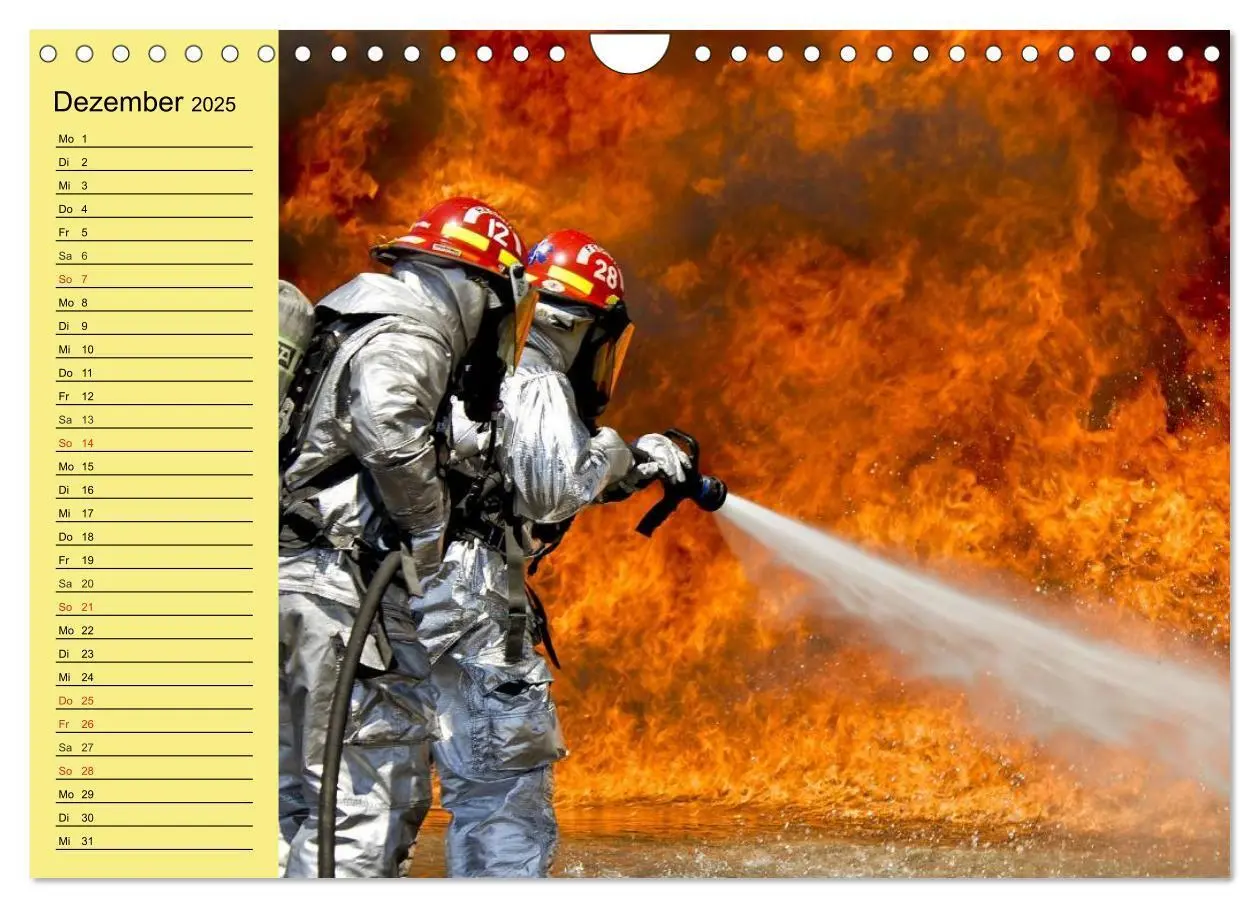 Bild: 9783435484157 | Die Feuerwehr. U.S. Firefighter im Einsatz (Wandkalender 2025 DIN...
