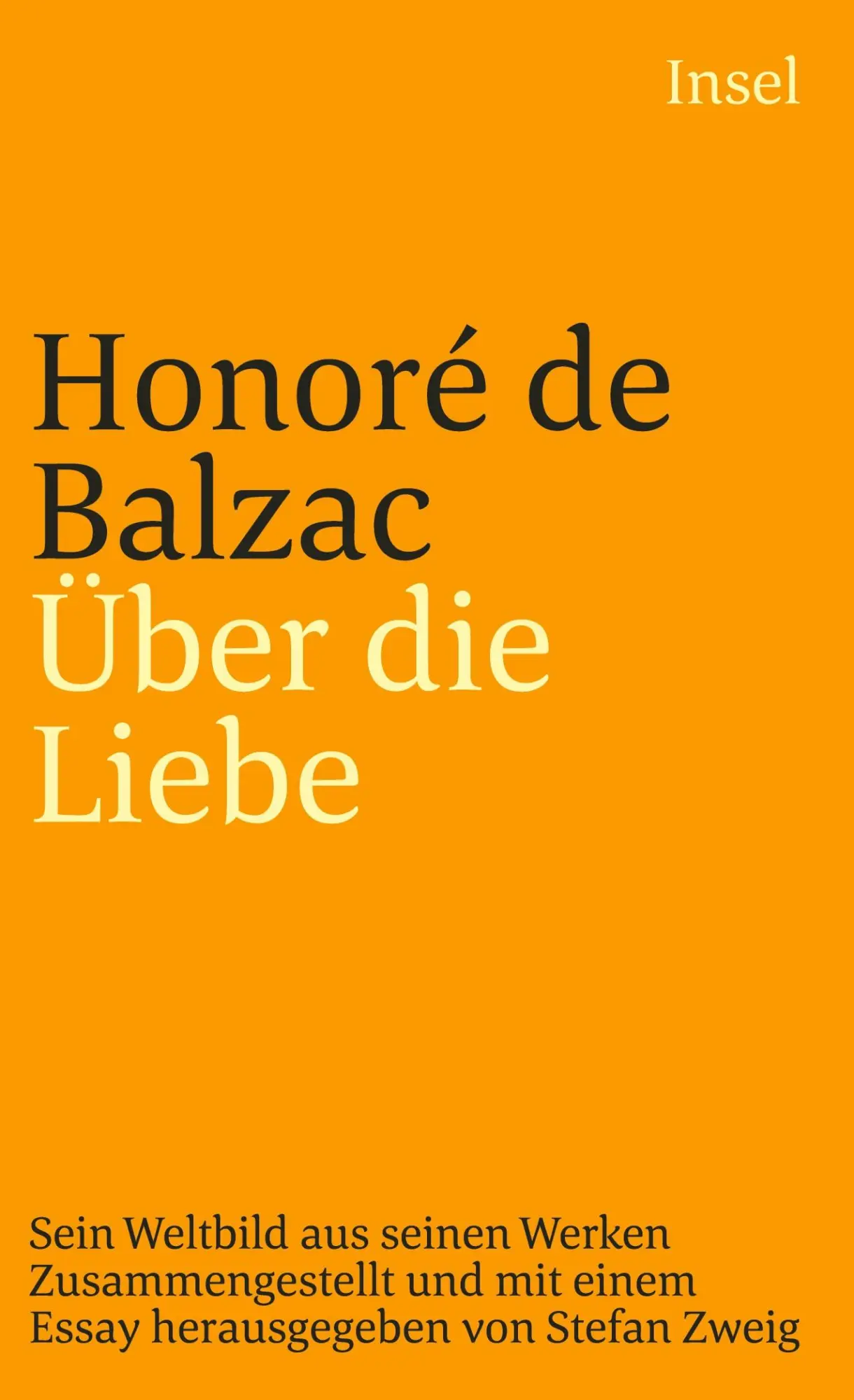 Cover: 9783458324157 | Über die Liebe | Sein Weltbild aus seinen Werken | Honoré Balzac