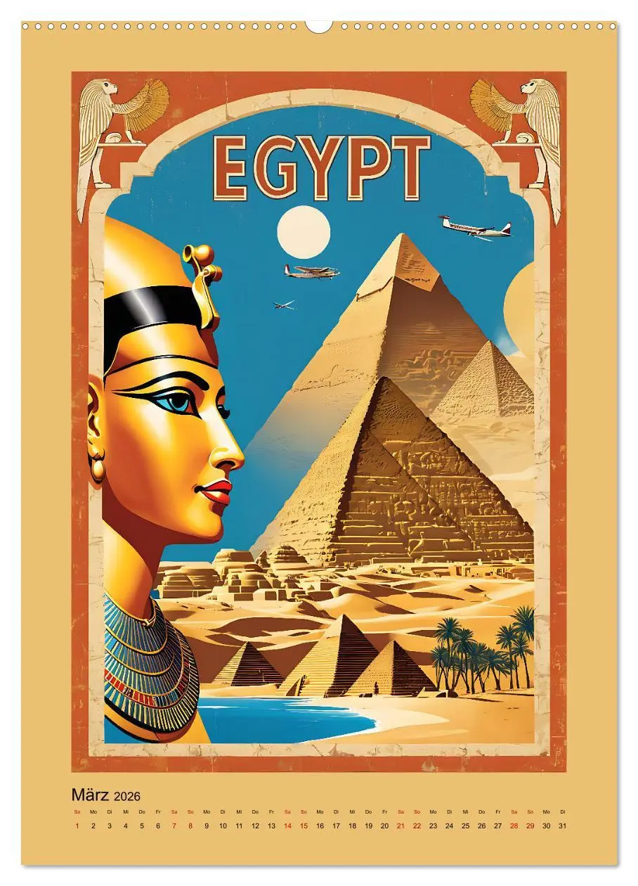 Bild: 9783516284157 | World Travel Poster - nostalgische Reise um die Welt (Wandkalender...