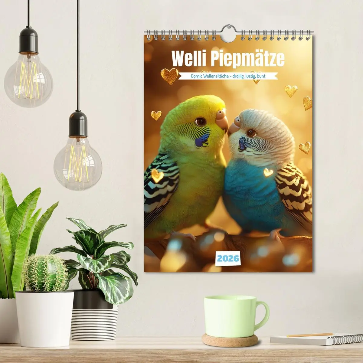 Bild: 9783516594157 | Welli Piepmätze (Wandkalender 2026 DIN A4 hoch), CALVENDO...