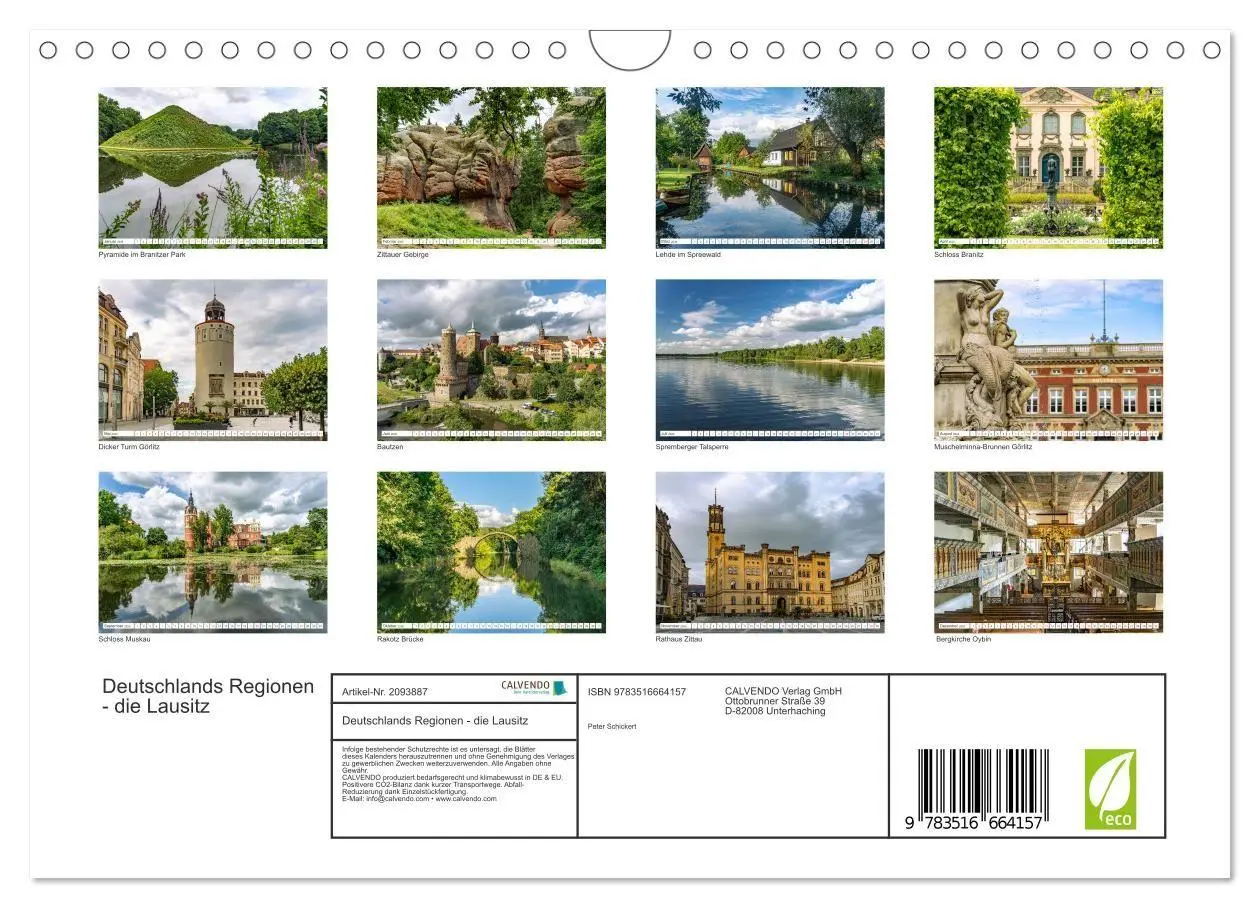 Bild: 9783516664157 | Deutschlands Regionen - die Lausitz (Wandkalender 2026 DIN A4...