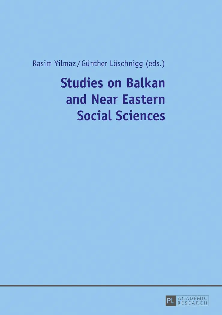 Studies on Balkan and Near Eastern Social Sciences Kartoniert (TB)