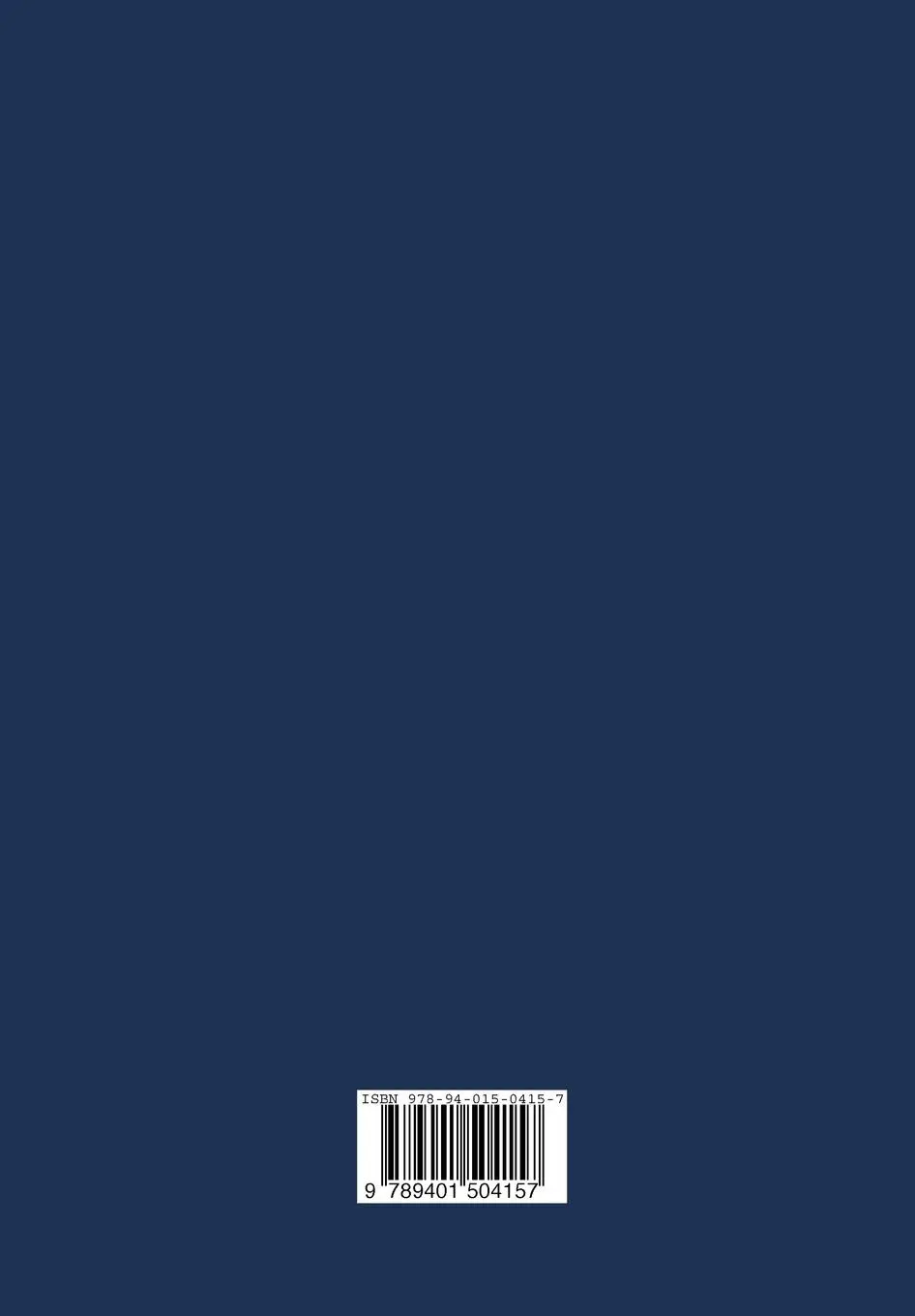 Rückseite: 9789401504157 | The Social Organisation and Customary Law of the Toba-Batak of...