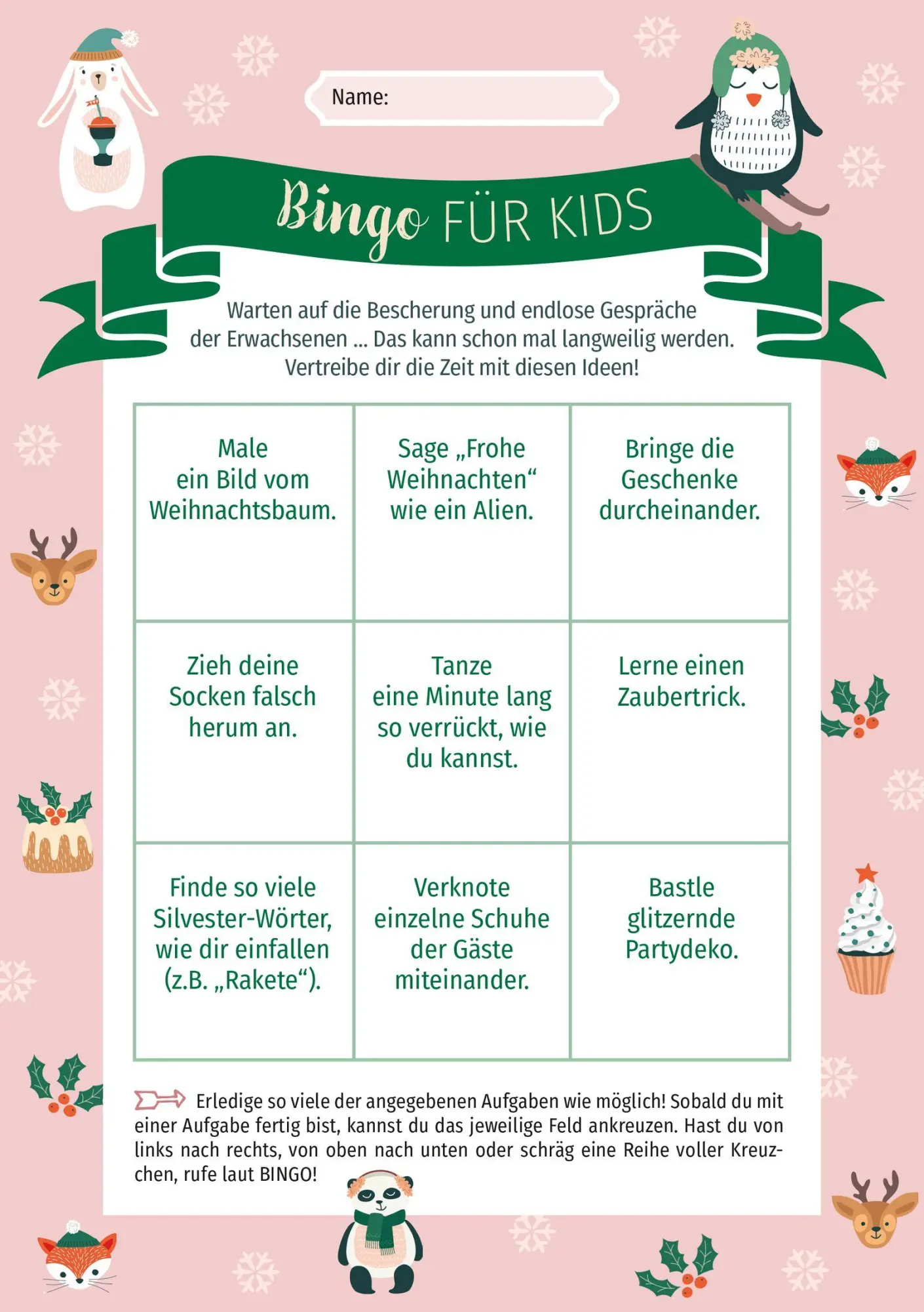 Bild: 4036442014257 | Weihnachts-Bingo | Julia Buck | Spiel | Spiele für die Weihnachtszeit
