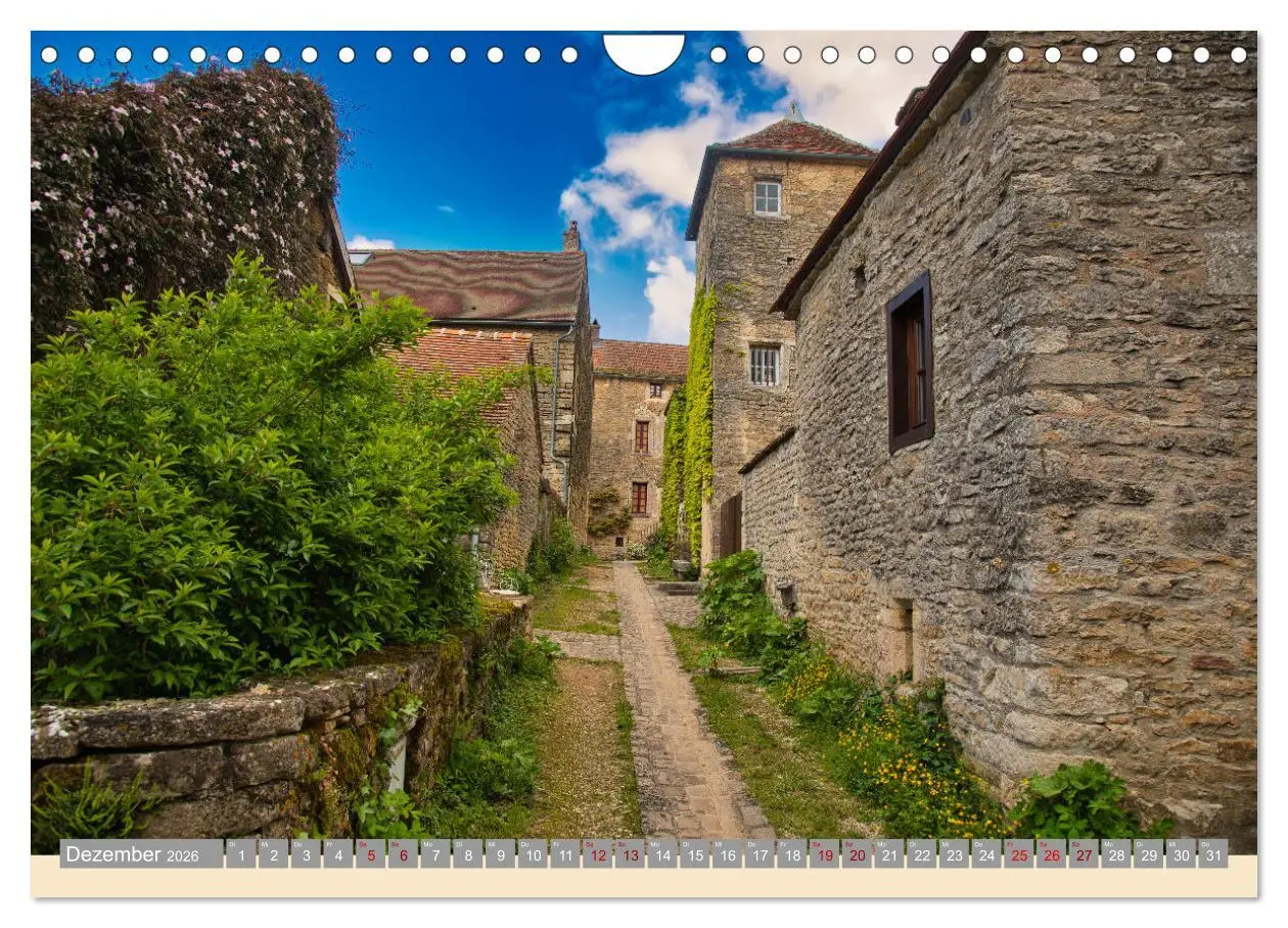Bild: 9783457634257 | Zauberhaftes Burgund (Wandkalender 2026 DIN A4 quer), CALVENDO...
