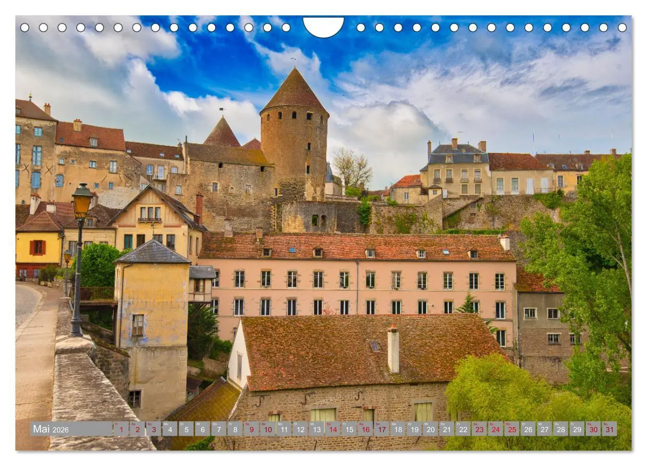 Bild: 9783457634257 | Zauberhaftes Burgund (Wandkalender 2026 DIN A4 quer), CALVENDO...