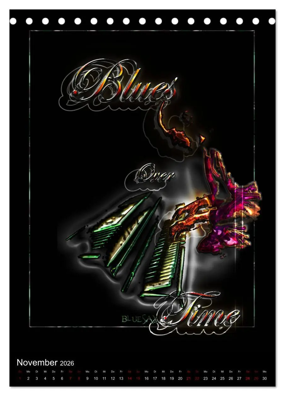 Bild: 9783516414257 | Jazz Ewig (Tischkalender 2026 DIN A5 hoch), CALVENDO Monatskalender