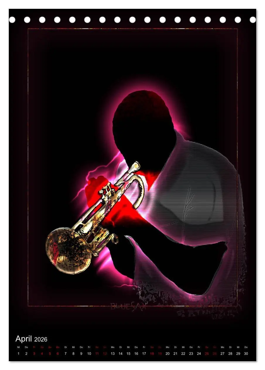 Bild: 9783516414257 | Jazz Ewig (Tischkalender 2026 DIN A5 hoch), CALVENDO Monatskalender