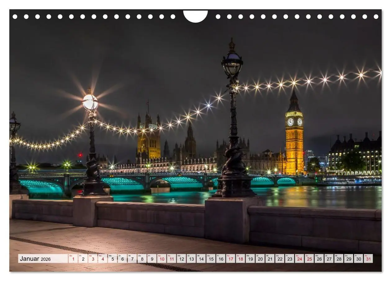 Bild: 9783516654257 | LONDON Magie einer Metropole (Wandkalender 2026 DIN A4 quer),...