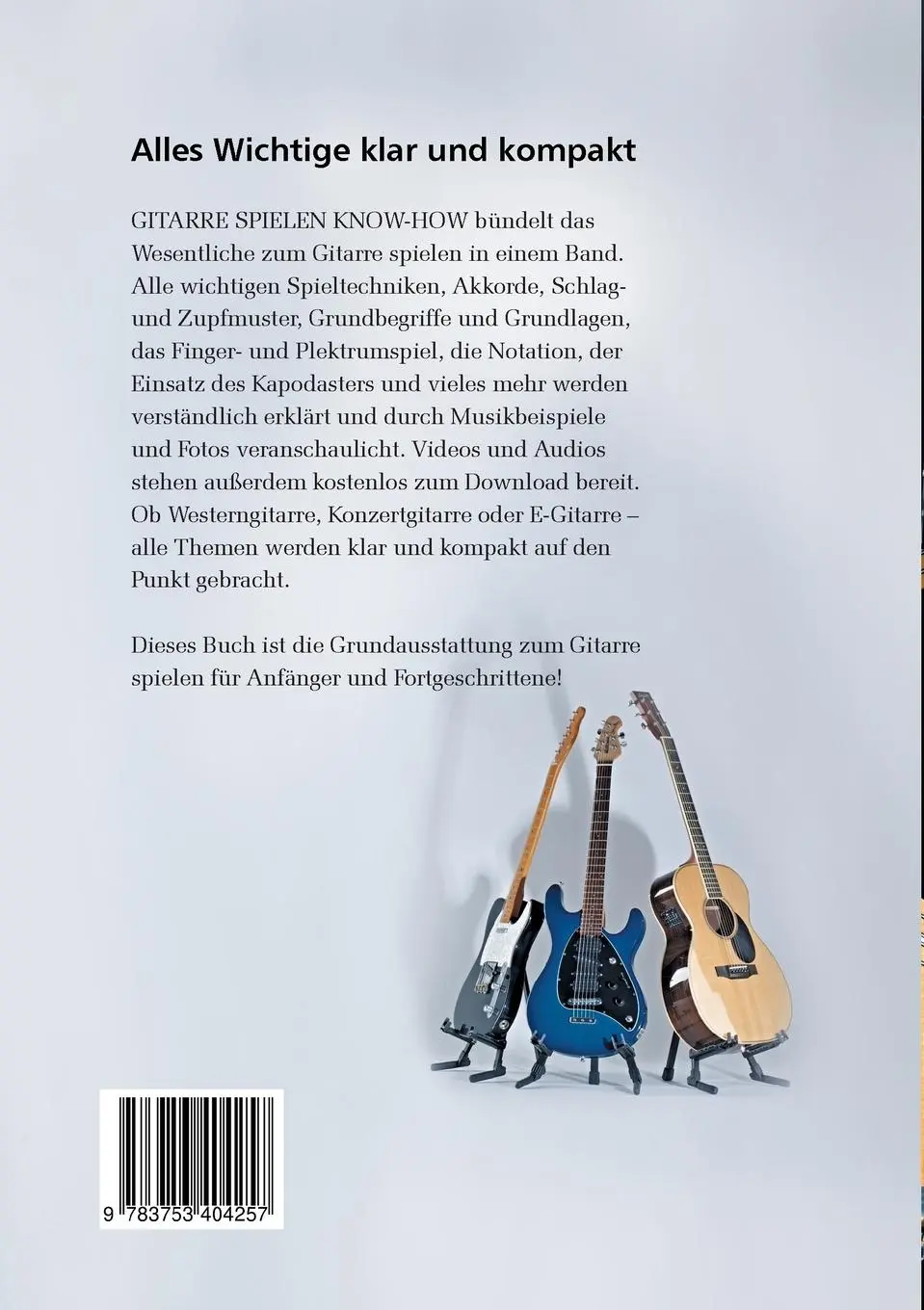 Rückseite: 9783753404257 | Gitarre spielen Know-how | Bernd Brümmer | Taschenbuch | Paperback