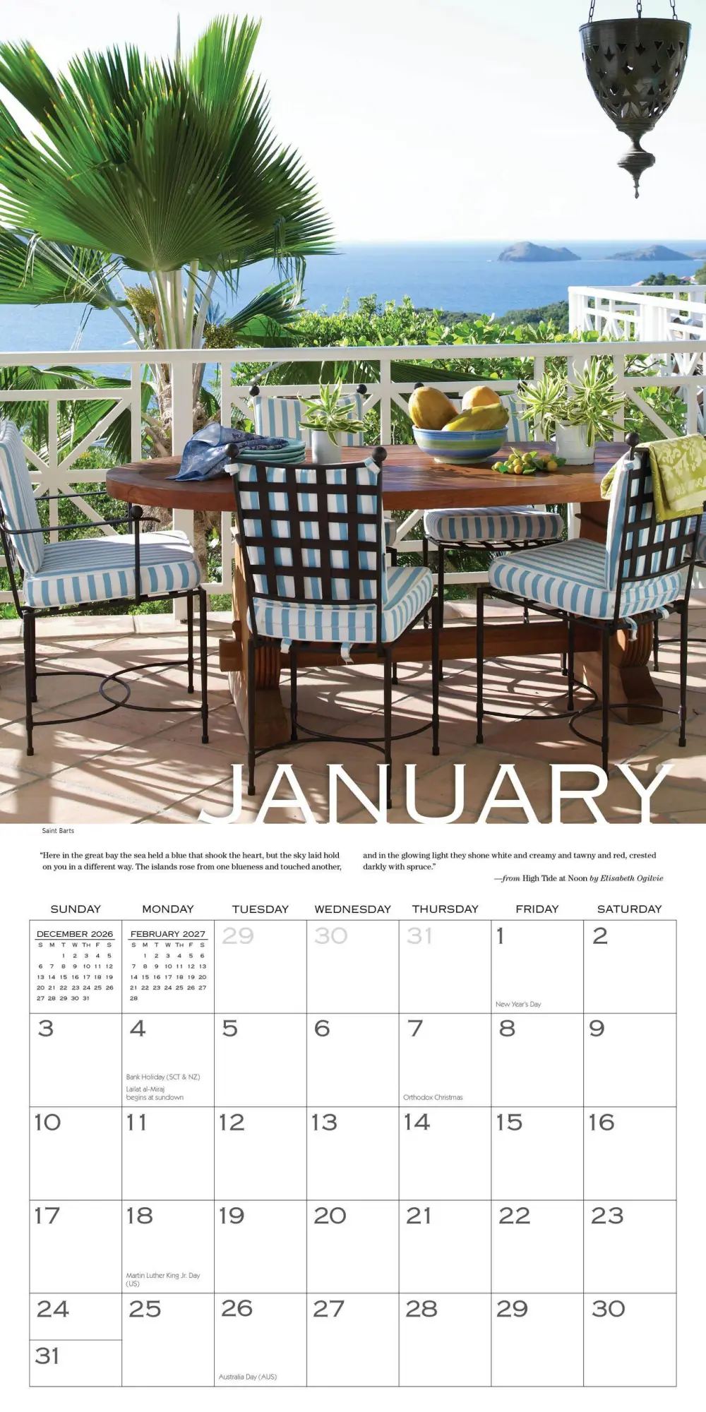 Bild: 9781523534357 | Out on the Porch Wall Calendar 2027 | Workman Calendars | Kalender