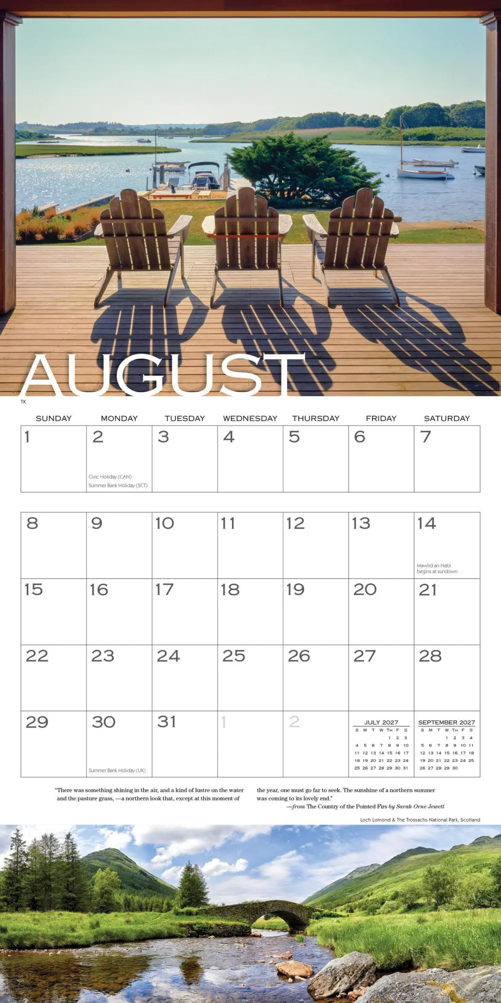 Bild: 9781523534357 | Out on the Porch Wall Calendar 2027 | Workman Calendars | Kalender