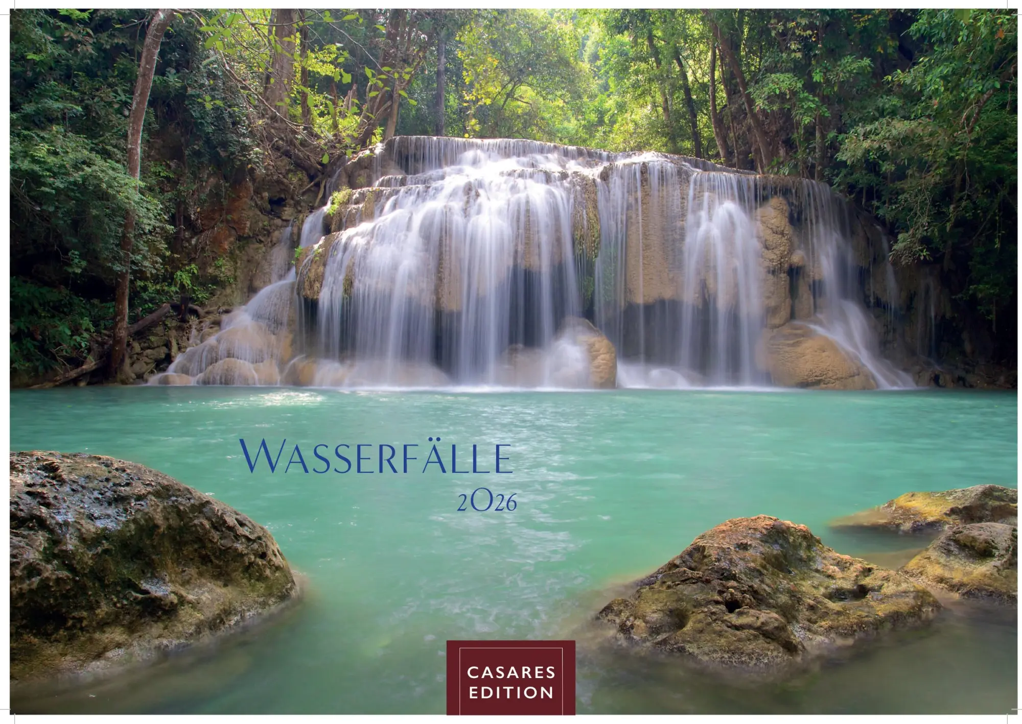 Cover: 9781835244357 | Wasserfälle 2026 S 24x35cm | Kalender | Deutsch | 2026