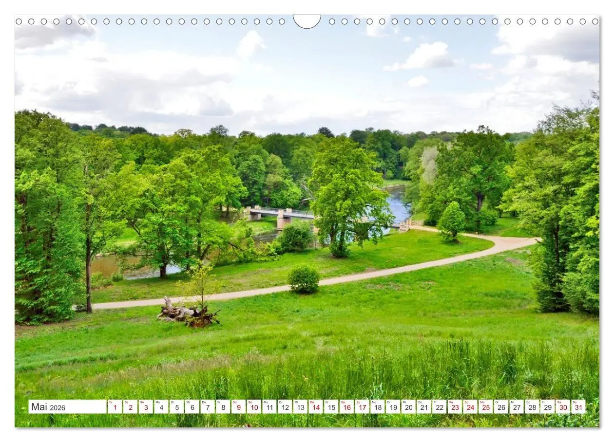 Bild: 9783516714357 | Fürst-Pückler-Park und Schloss - Bad Muskau (Wandkalender 2026 DIN...