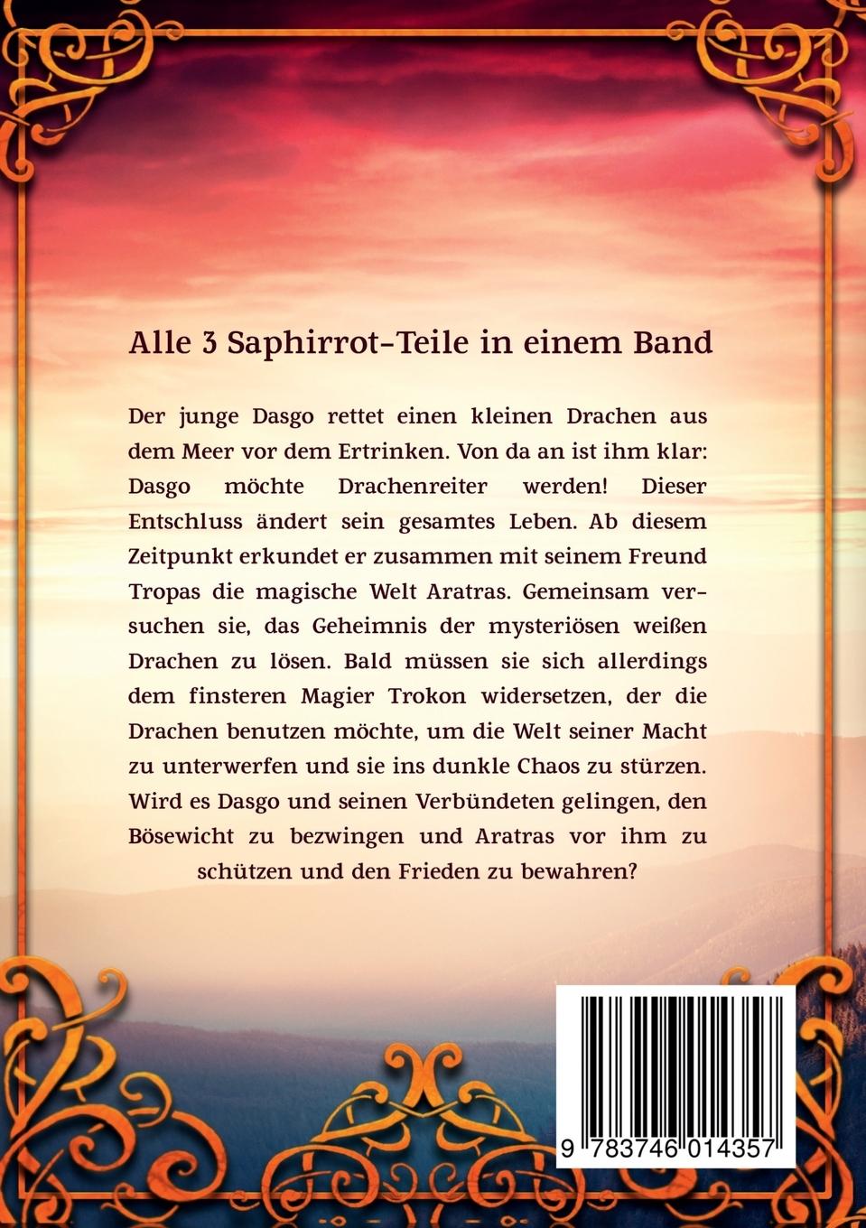 Rückseite: 9783746014357 | Saphirrot | Gesamtausgabe | Sven Rübhagen | Taschenbuch | 524 S.