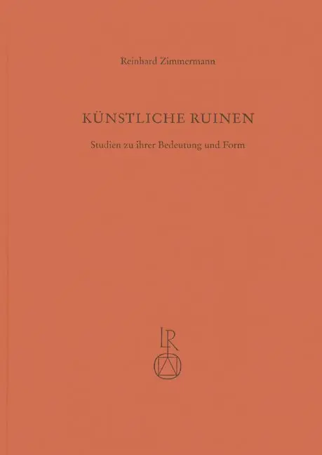 Cover: 9783882264357 | Künstliche Ruinen | Studien zu ihrer Bedeutung und Form | Zimmermann