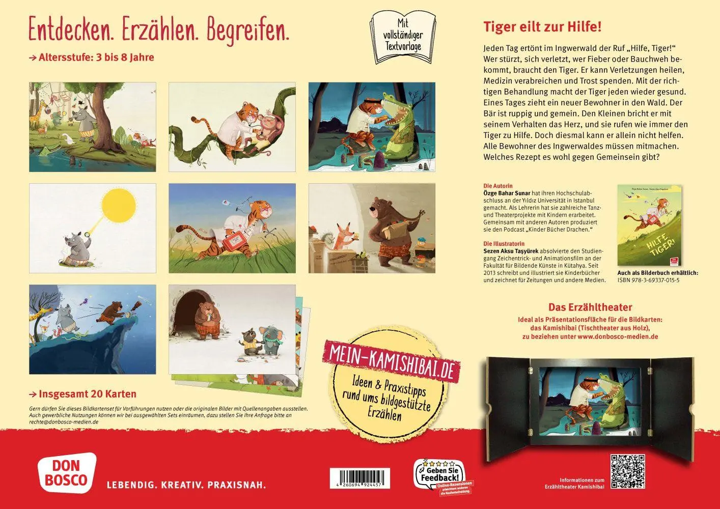 Bild: 4260694924457 | Hilfe, Tiger! Kamishibai Bildkartenset | Özge Bahar Sunar | Box | 2026