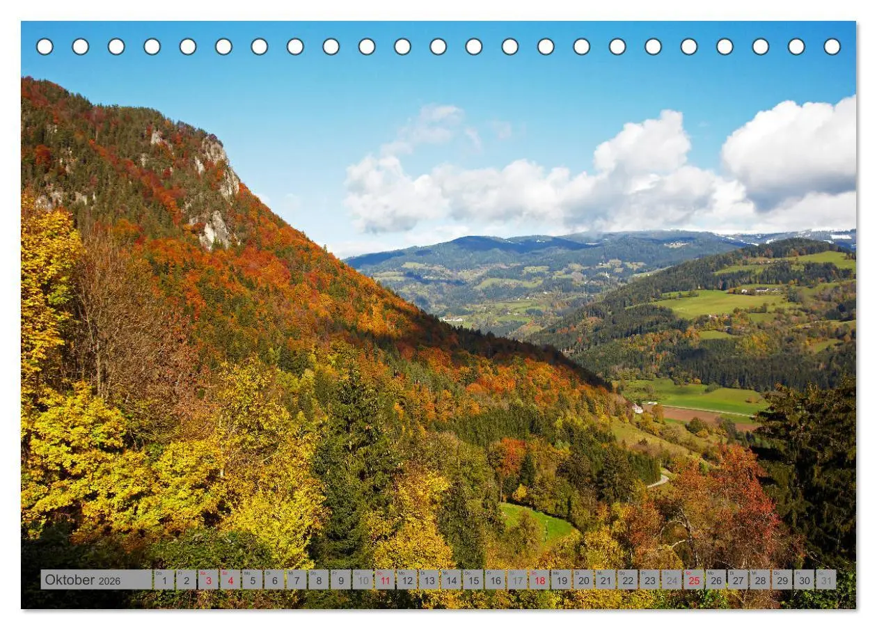 Bild: 9783457474457 | Kärnten (Tischkalender 2026 DIN A5 quer), CALVENDO Monatskalender