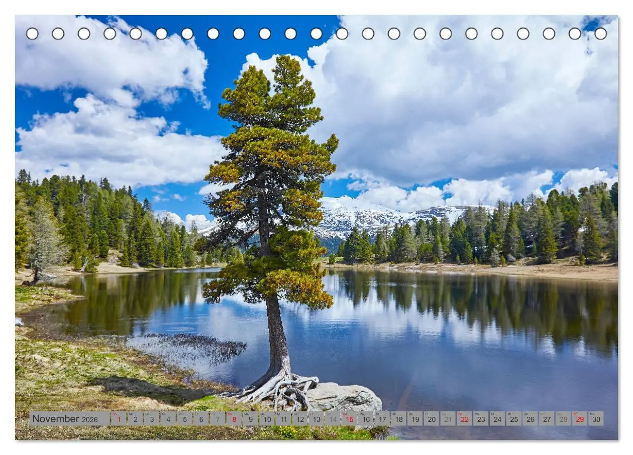 Bild: 9783457474457 | Kärnten (Tischkalender 2026 DIN A5 quer), CALVENDO Monatskalender
