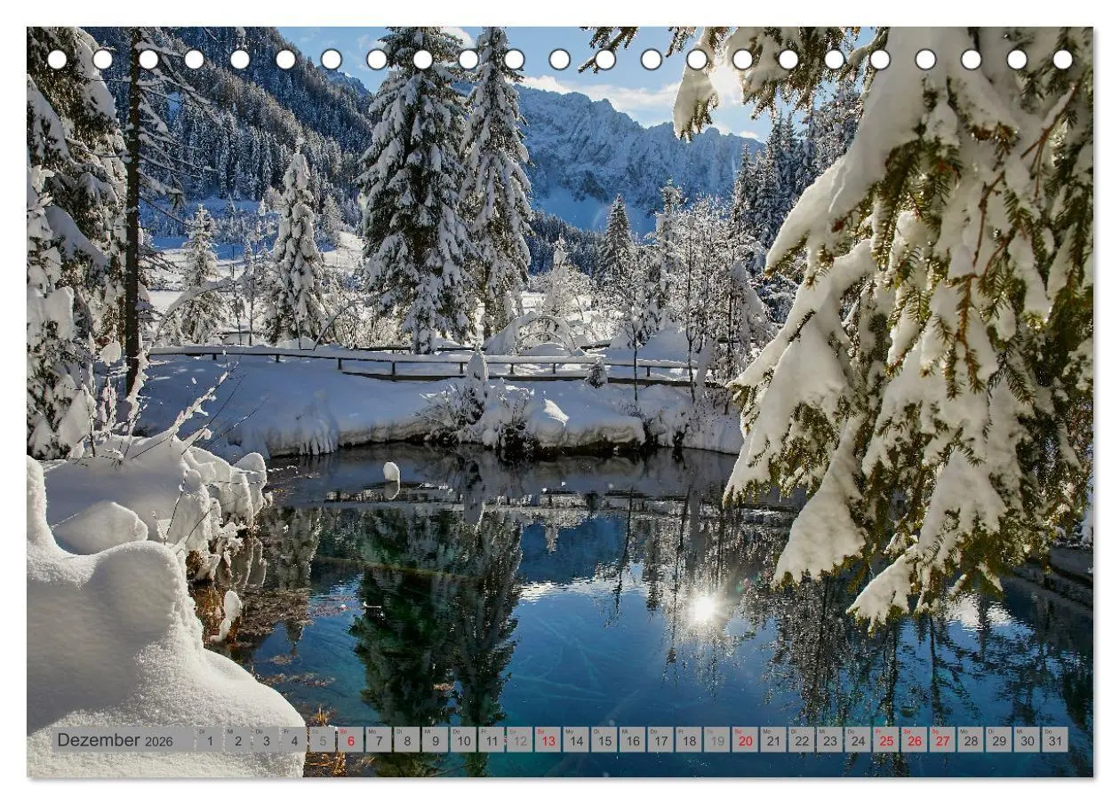 Bild: 9783457474457 | Kärnten (Tischkalender 2026 DIN A5 quer), CALVENDO Monatskalender