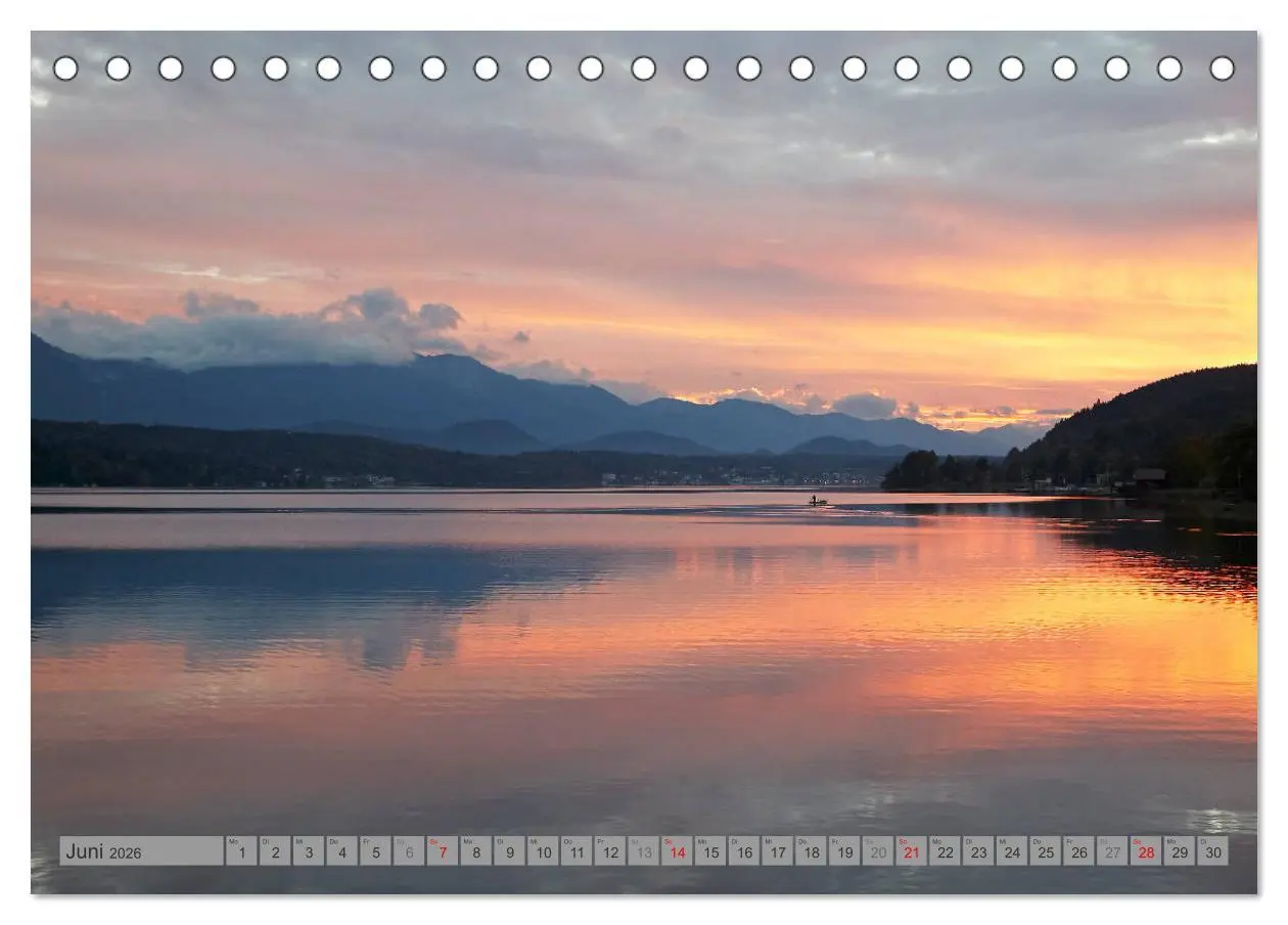 Bild: 9783457474457 | Kärnten (Tischkalender 2026 DIN A5 quer), CALVENDO Monatskalender