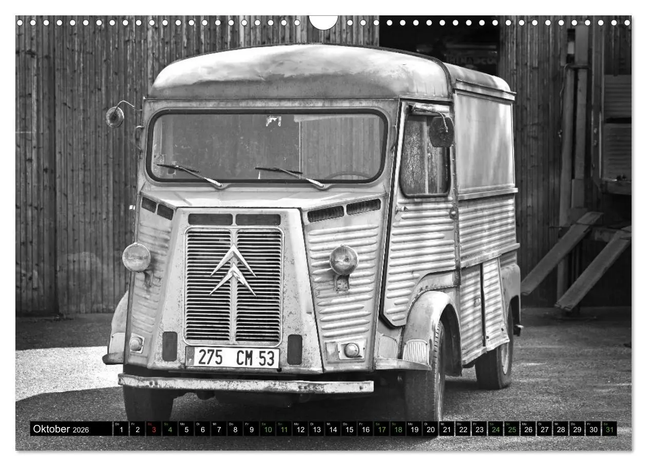 Bild: 9783457784457 | Citroën HY eine Legende in Schwarzweiß (Wandkalender 2026 DIN A3...