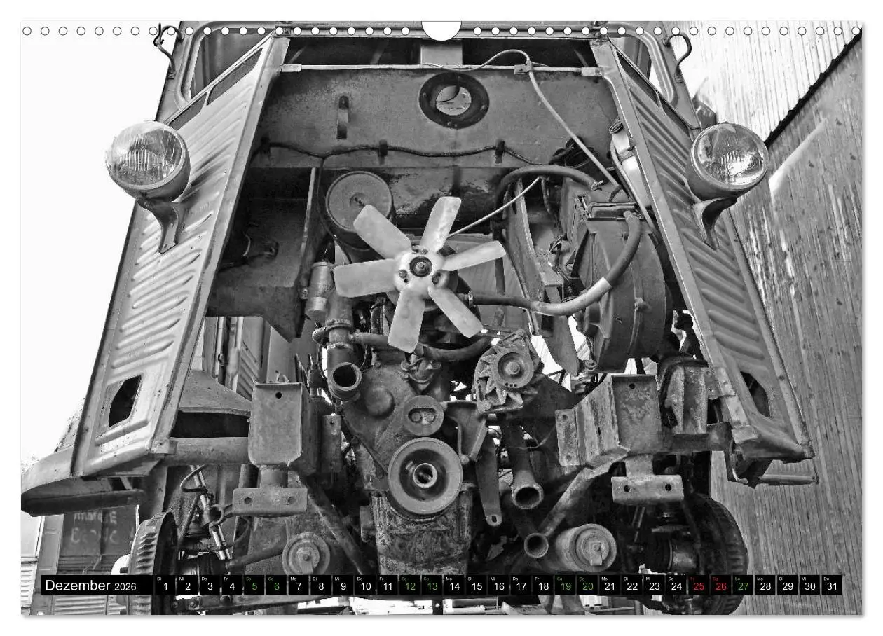 Bild: 9783457784457 | Citroën HY eine Legende in Schwarzweiß (Wandkalender 2026 DIN A3...