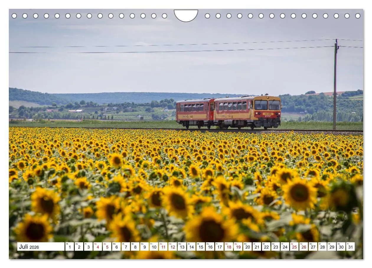 Bild: 9783457854457 | Eisenbahn in Ungarn (Wandkalender 2026 DIN A4 quer), CALVENDO...
