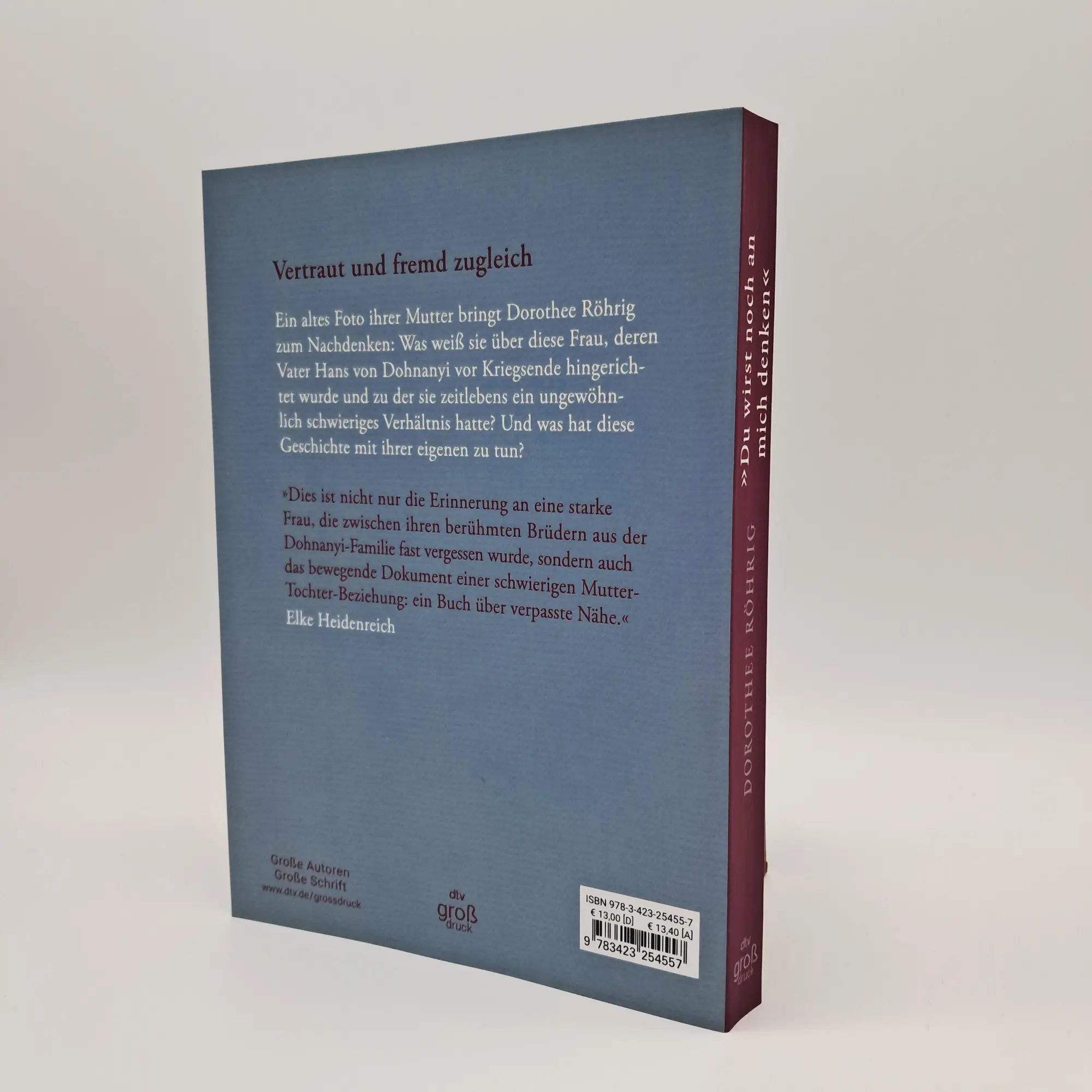 Bild: 9783423254557 | 'Du wirst noch an mich denken' | Dorothee Röhrig | Taschenbuch | 2024