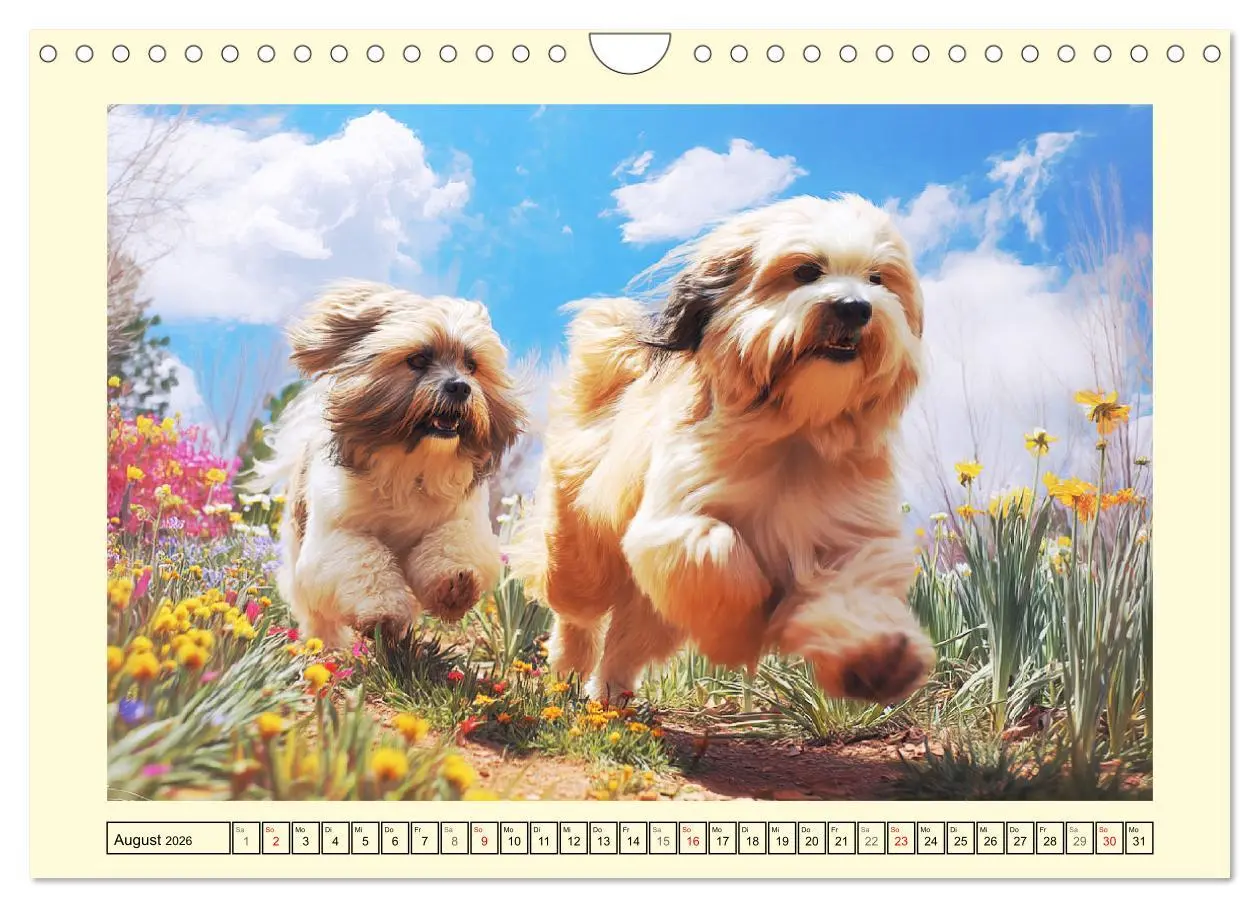 Bild: 9783457774557 | Lhasa Apso Charme. Die kleinen Hüter des Glücks (Wandkalender 2026...