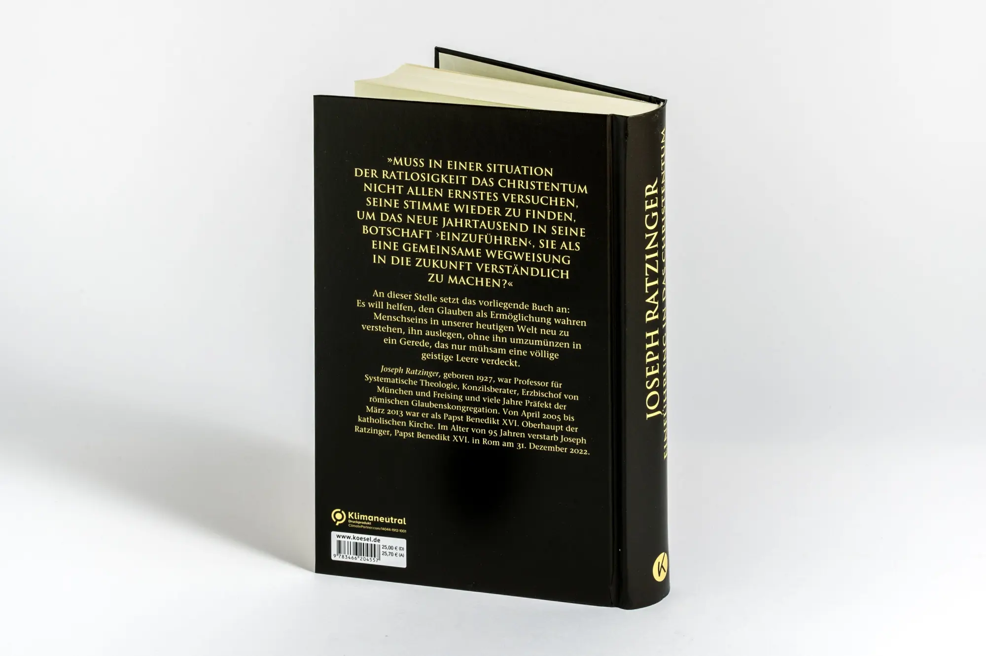 Bild: 9783466204557 | Einführung in das Christentum | Joseph Ratzinger | Buch | 365 S.