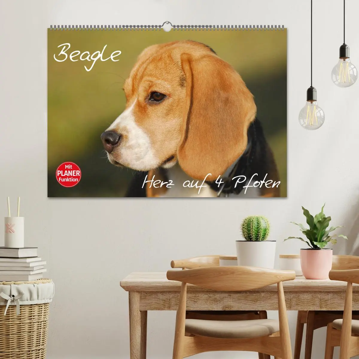 Bild: 9783516004557 | Beagle - Herz auf 4 Pfoten (Wandkalender 2026 DIN A2 quer),...