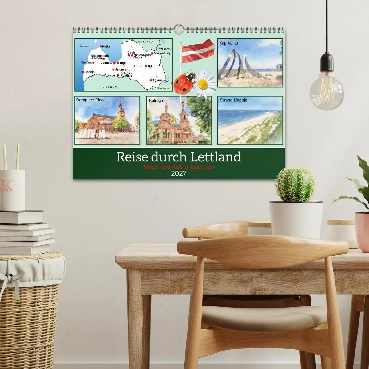 Bild: 9783516794557 | Reise durch Lettland (Wandkalender 2027 DIN A3 quer), CALVENDO...