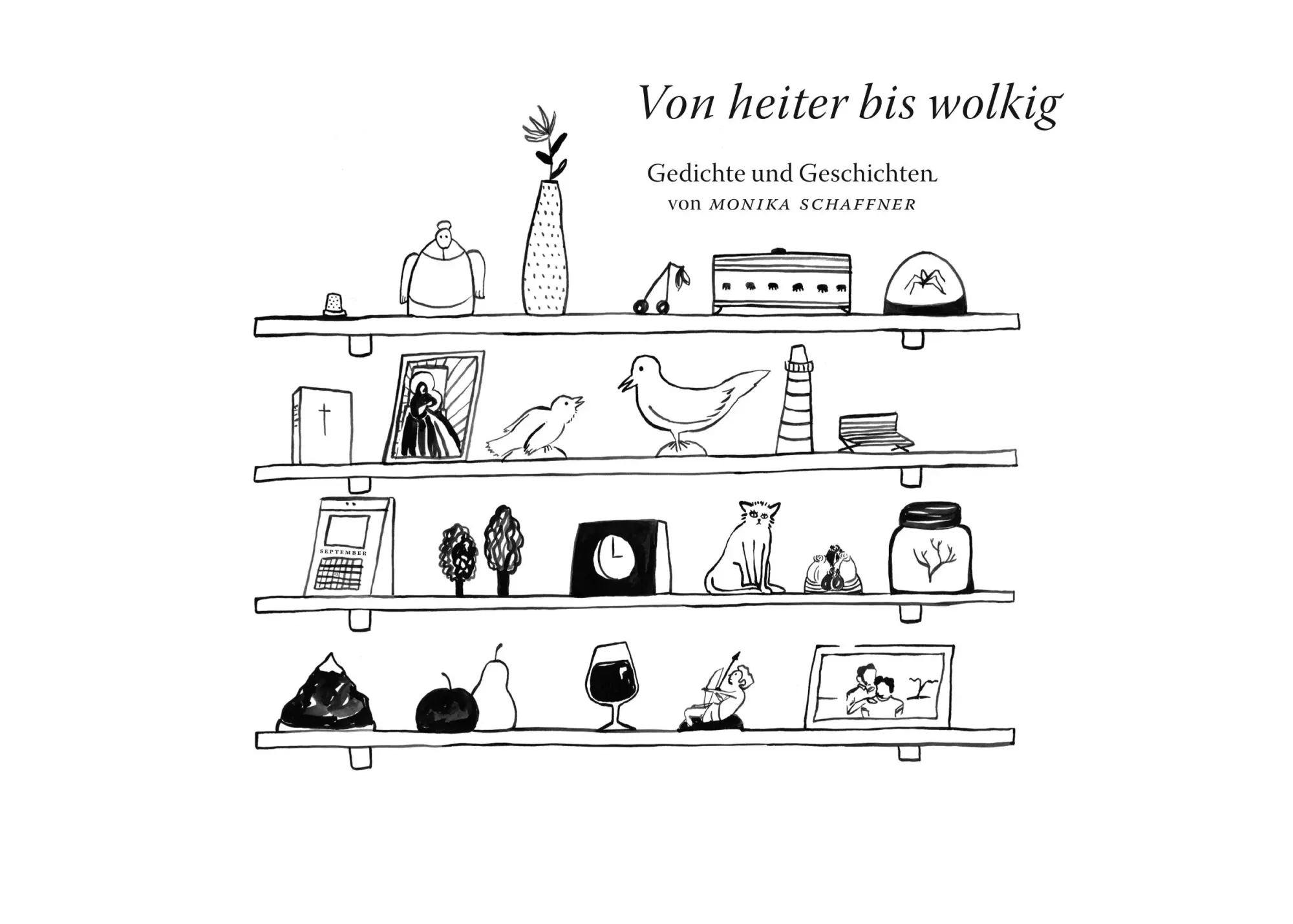 Cover: 9783746094557 | Von heiter bis wolkig | Gedichte und Geschichten | Monika Schaffner